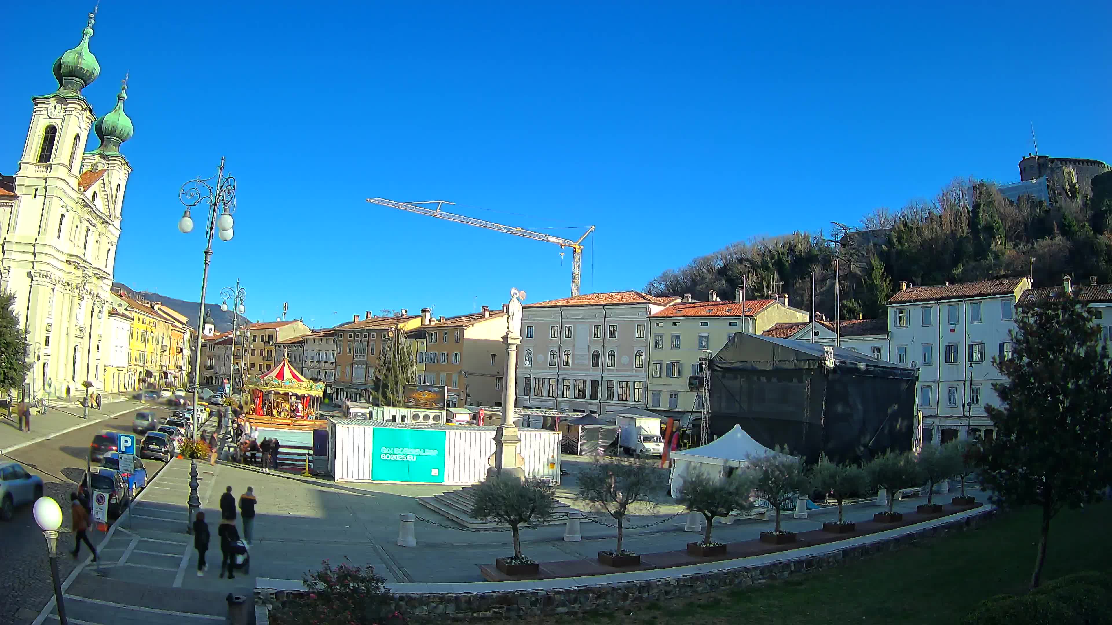 Webcam Gorizia Vittoria square – Cathedral of st. Ignazio