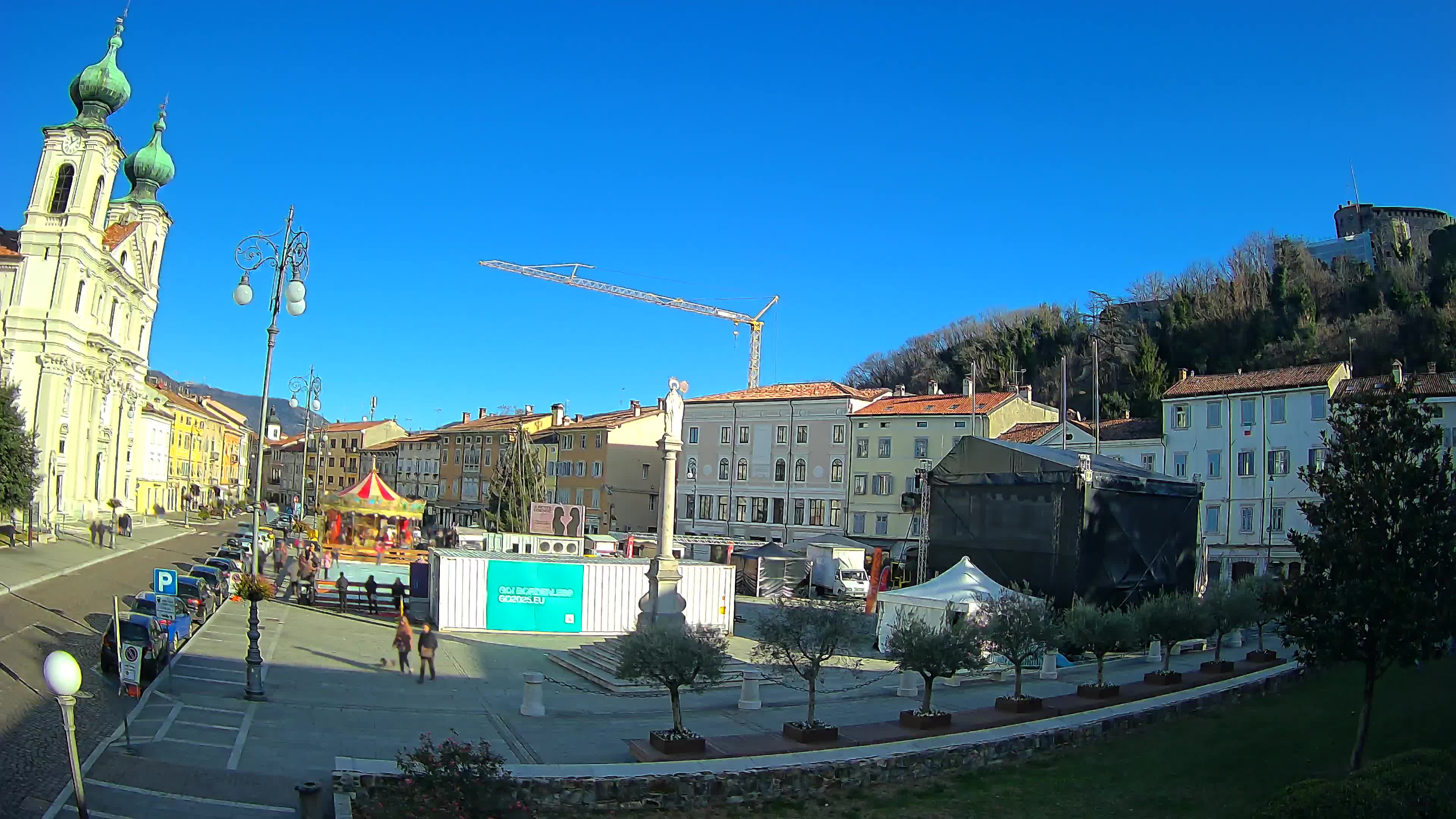 Webcam Gorizia Vittoria square – Cathedral of st. Ignazio