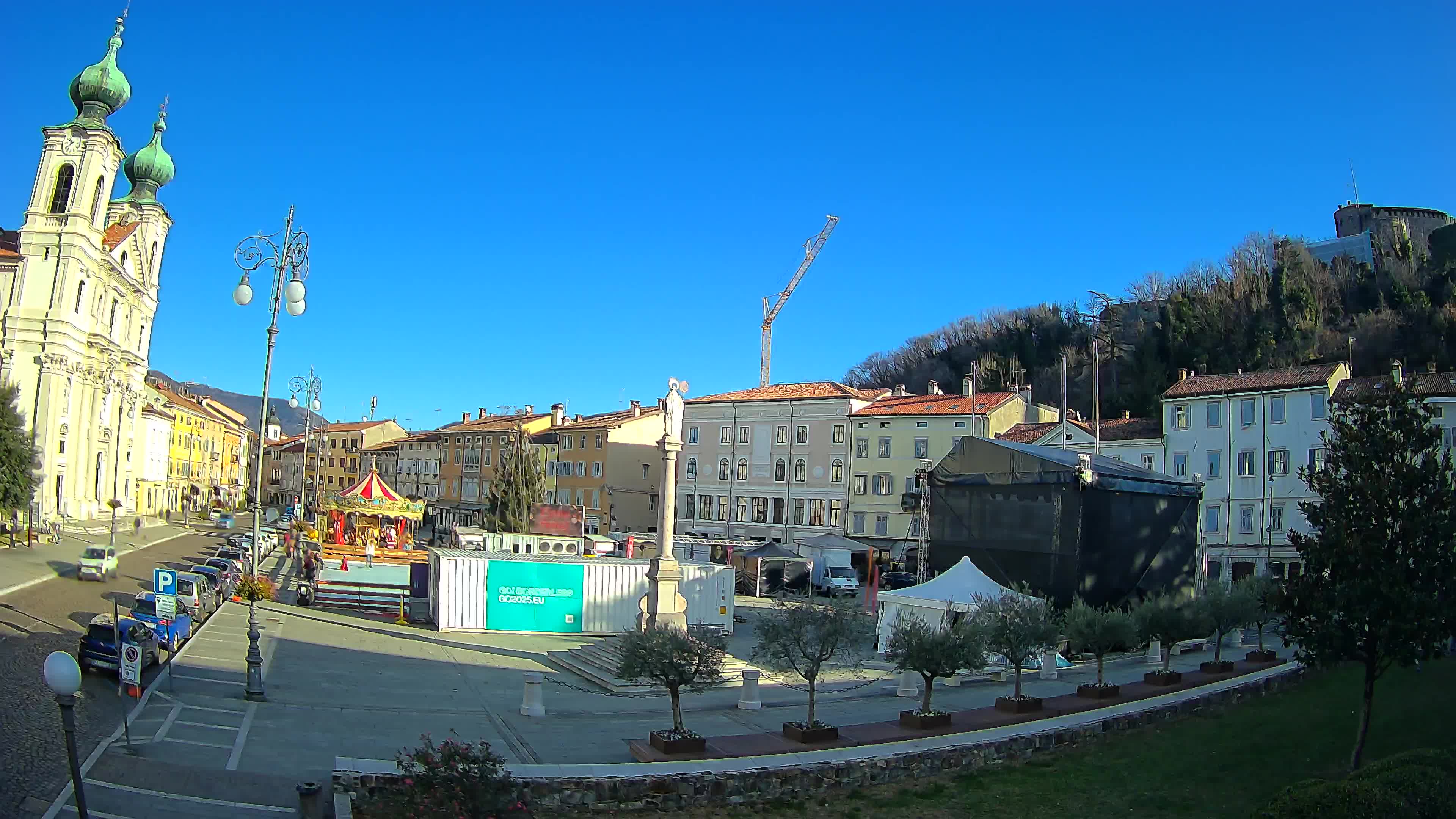 Webcam Gorizia Vittoria square – Cathedral of st. Ignazio