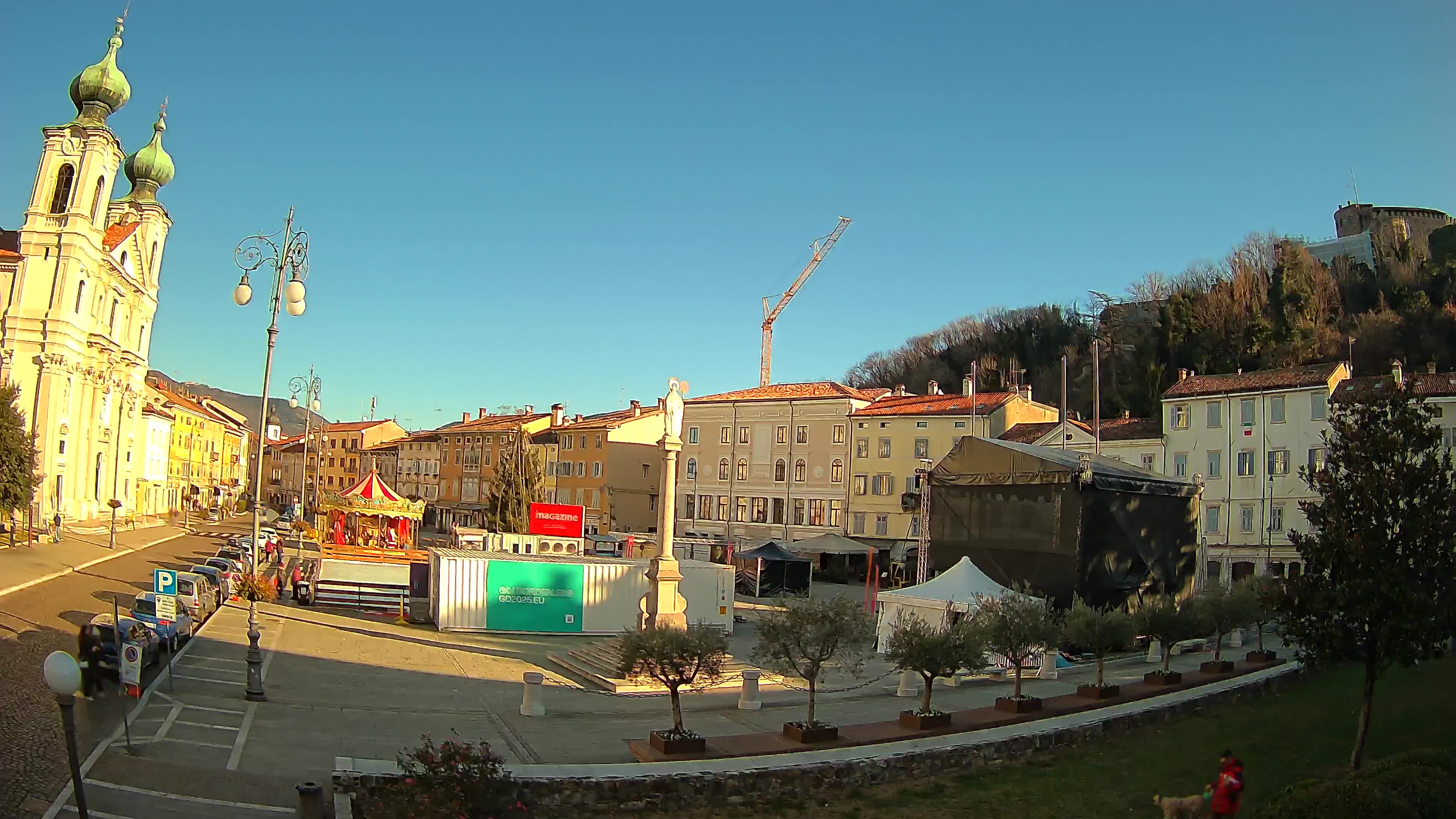 Webcam Gorizia Vittoria square – Cathedral of st. Ignazio