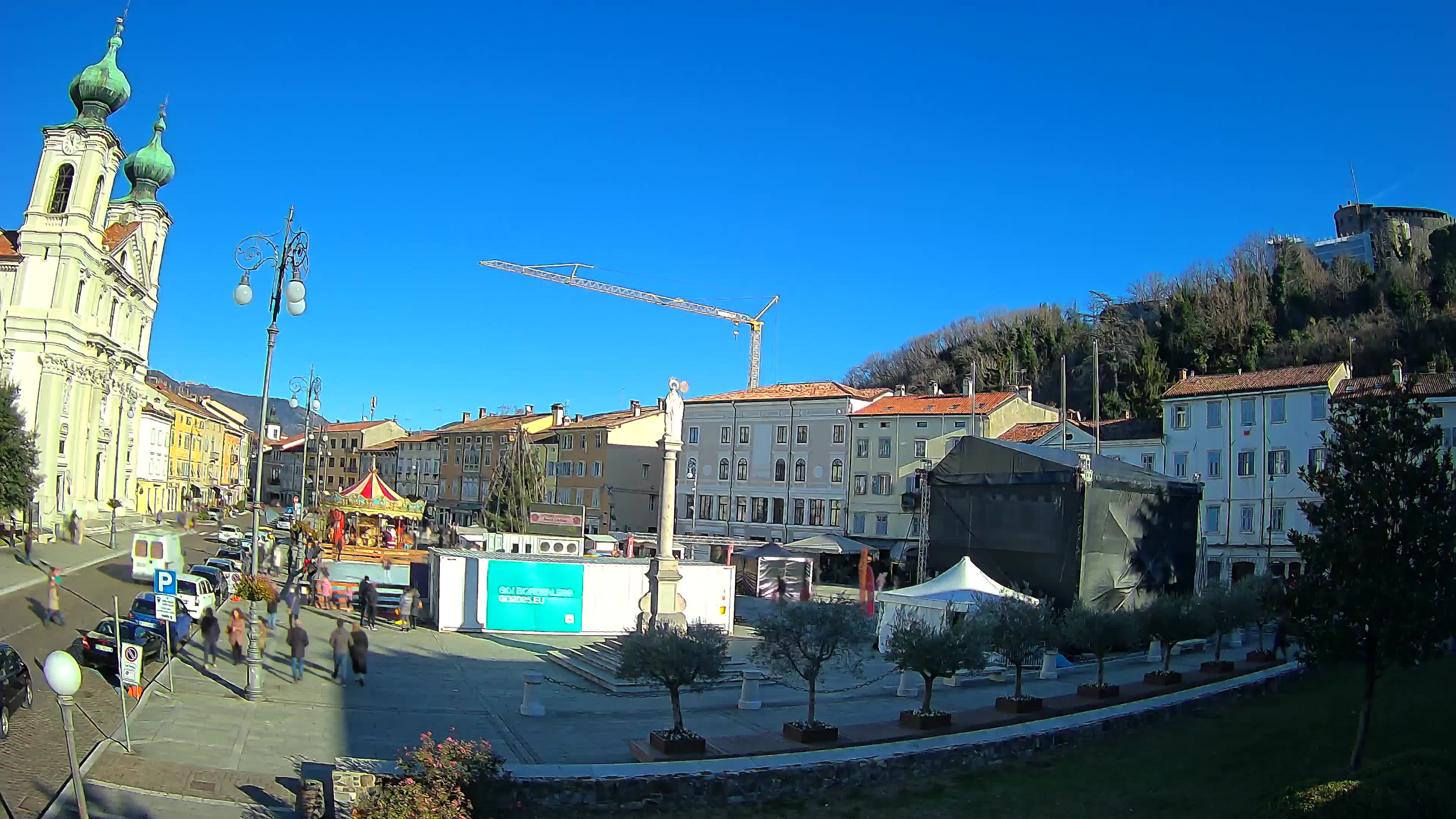 Webcam Gorizia Vittoria square – Cathedral of st. Ignazio