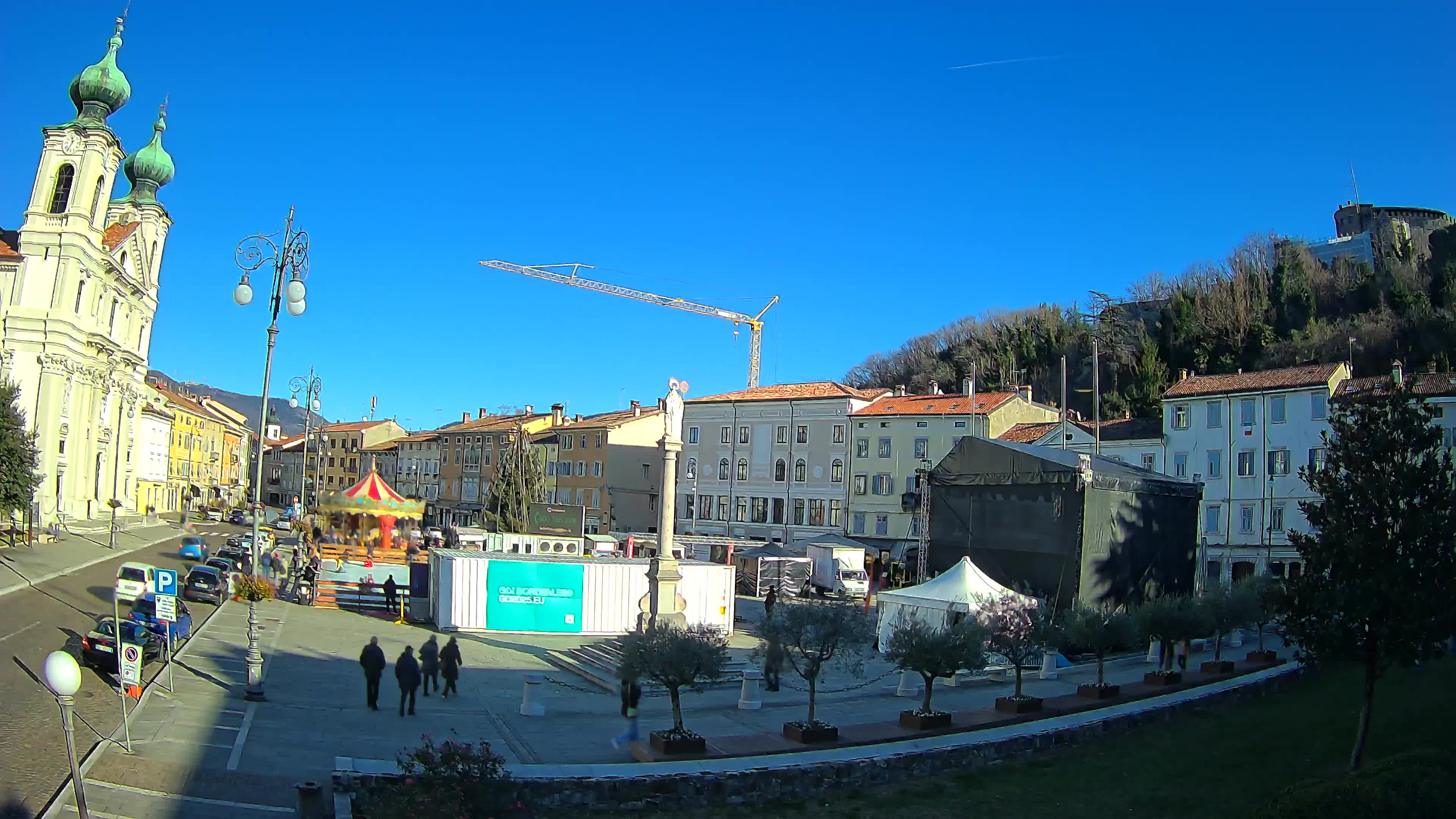 Webcam Gorizia Vittoria square – Cathedral of st. Ignazio