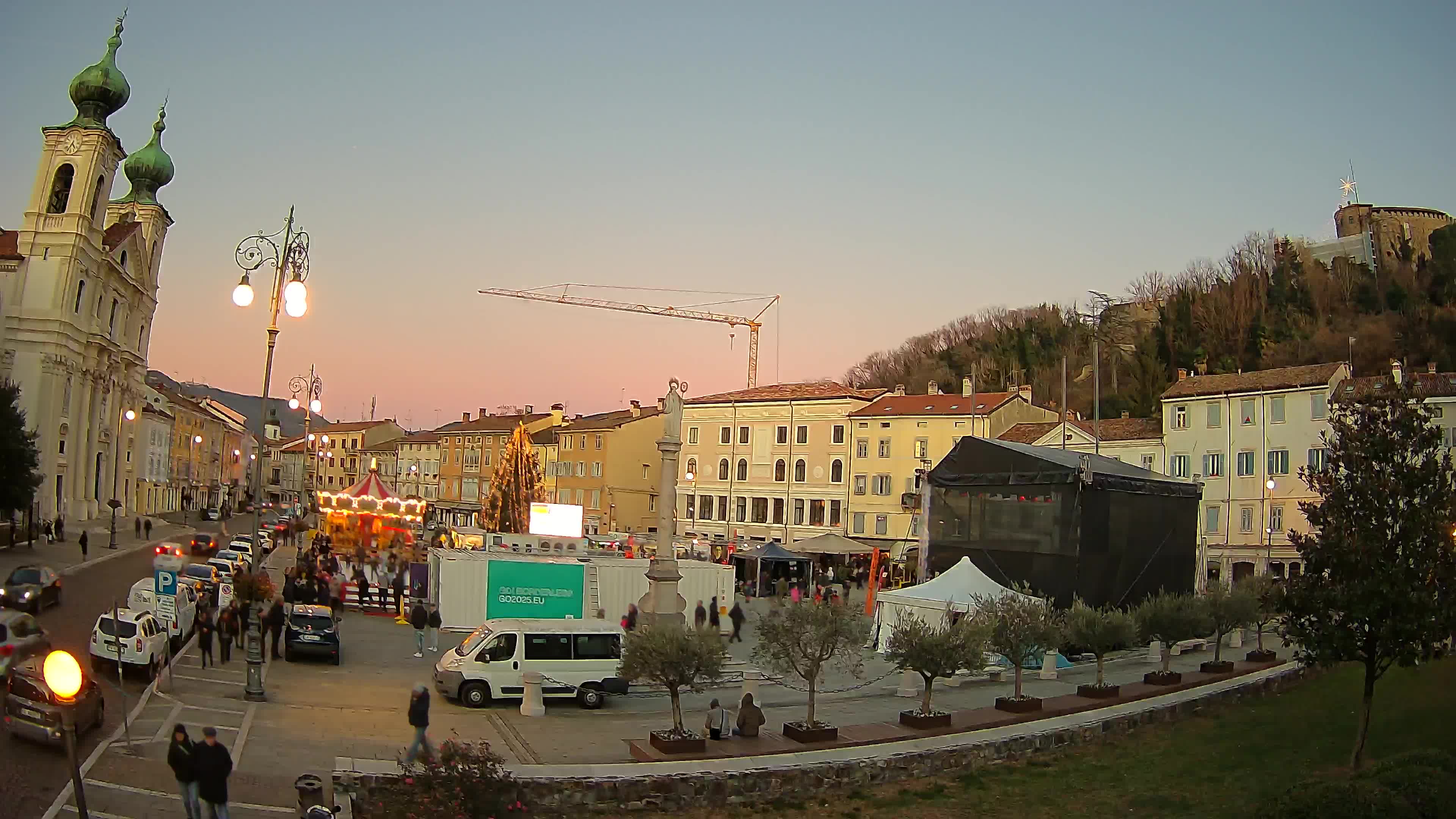 Gorizia – Place Vittoria – Cathédrale st. Ignazio