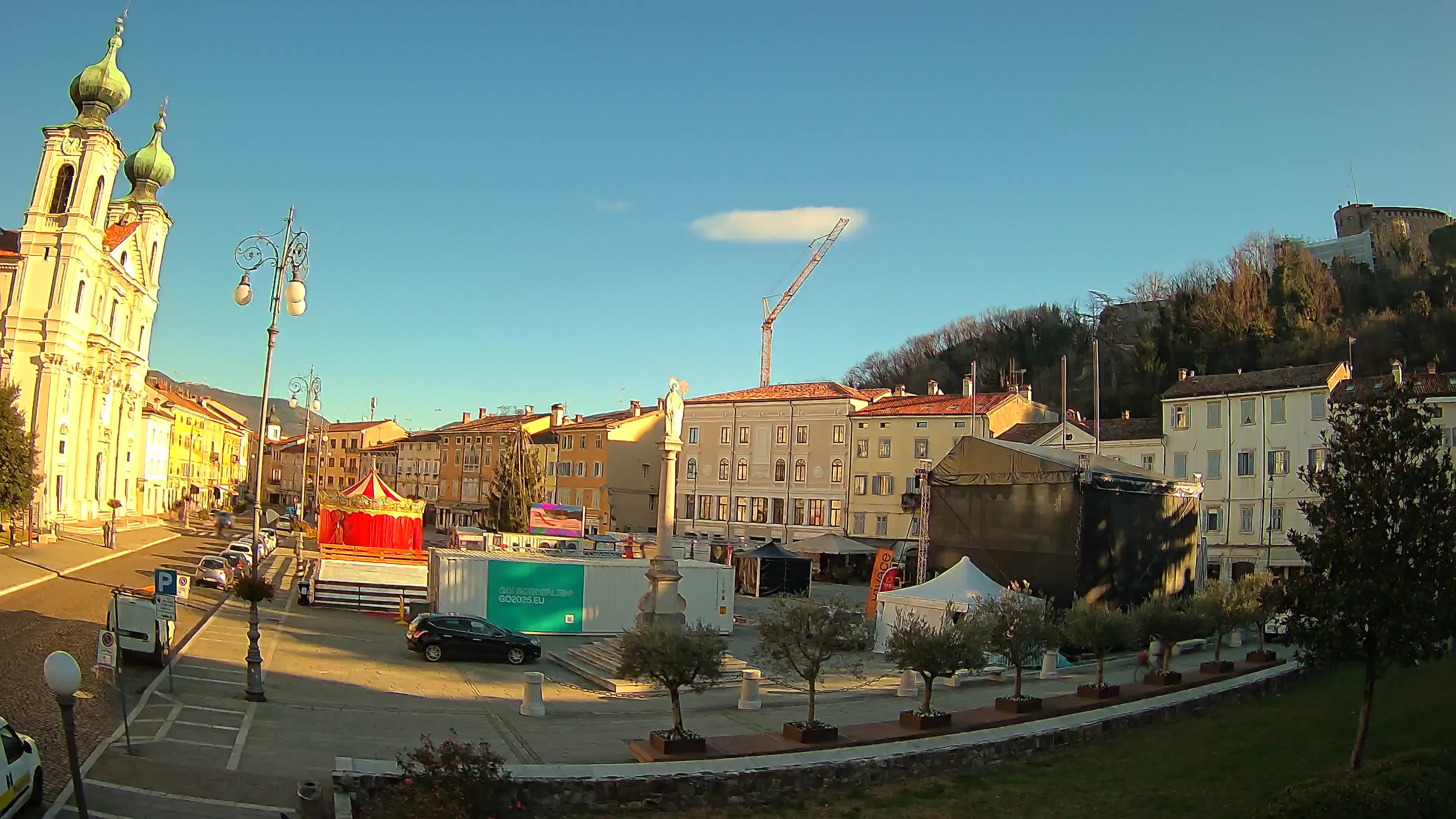 Webcam Gorizia Vittoria square – Cathedral of st. Ignazio