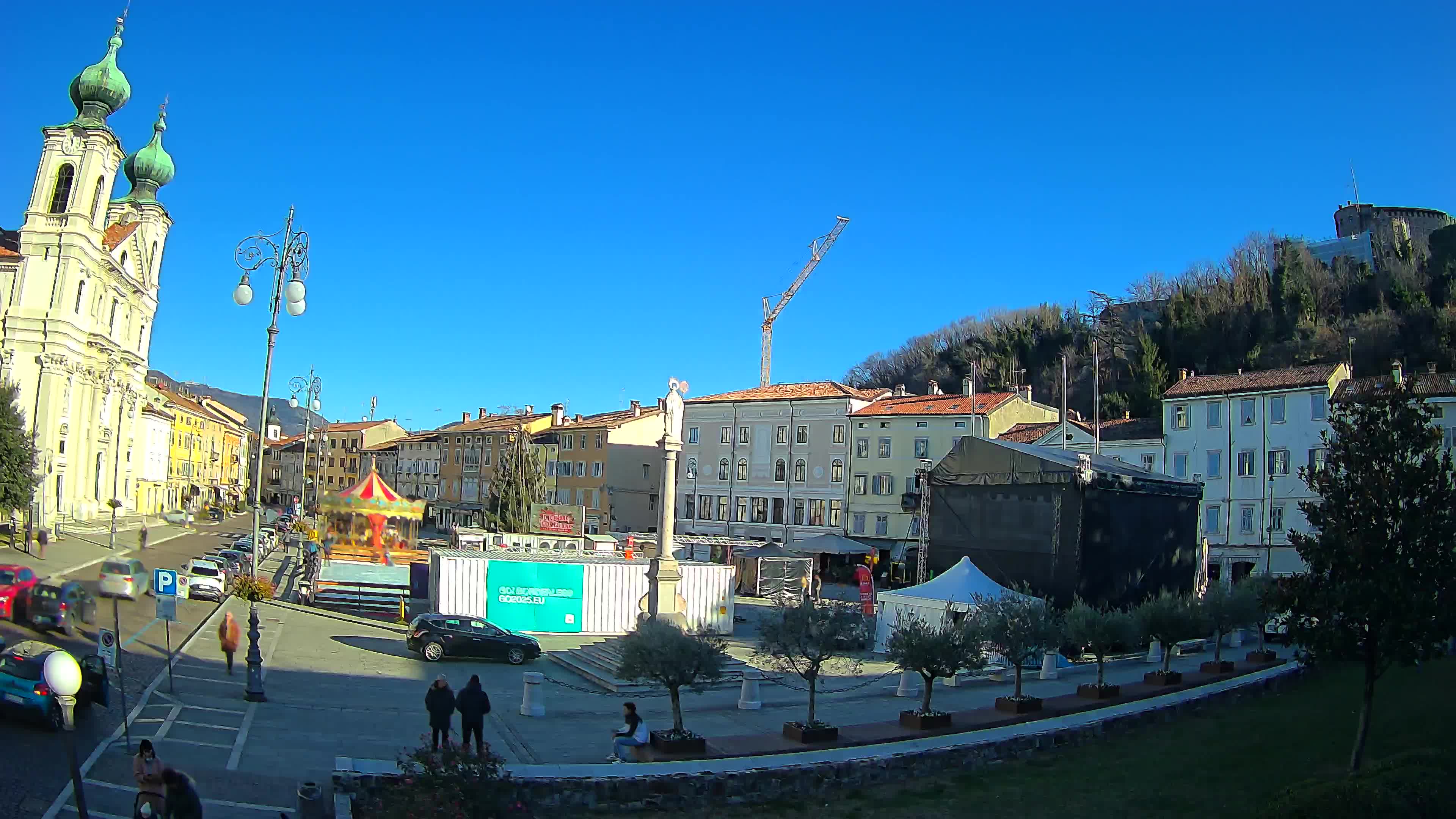 Webcam Gorizia Vittoria square – Cathedral of st. Ignazio