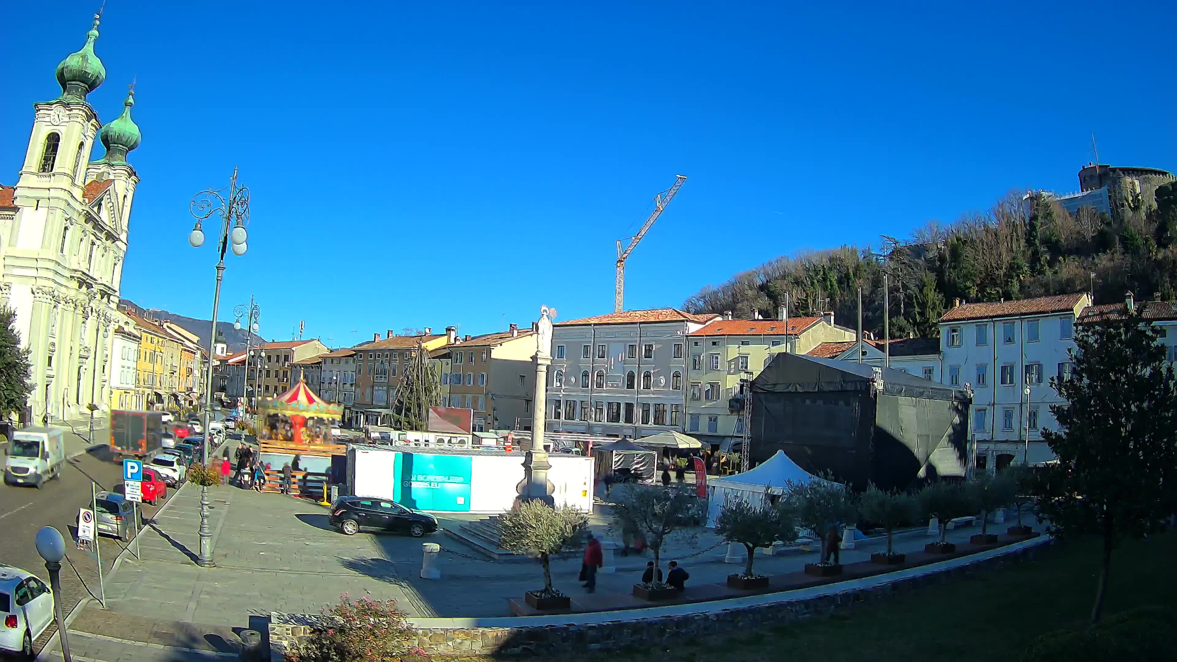 Webcam Gorizia Vittoria square – Cathedral of st. Ignazio