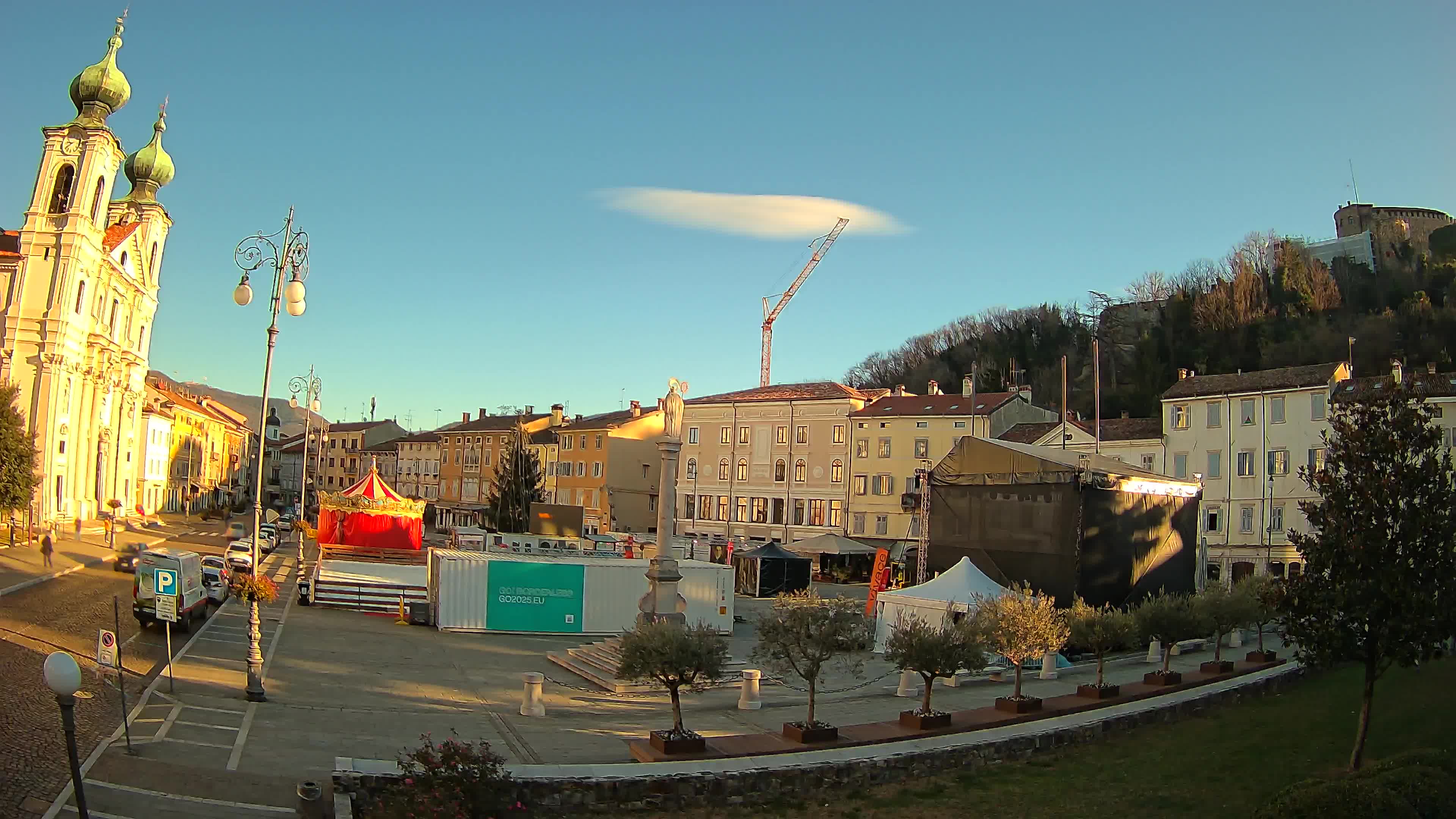 Webcam Gorizia Vittoria square – Cathedral of st. Ignazio