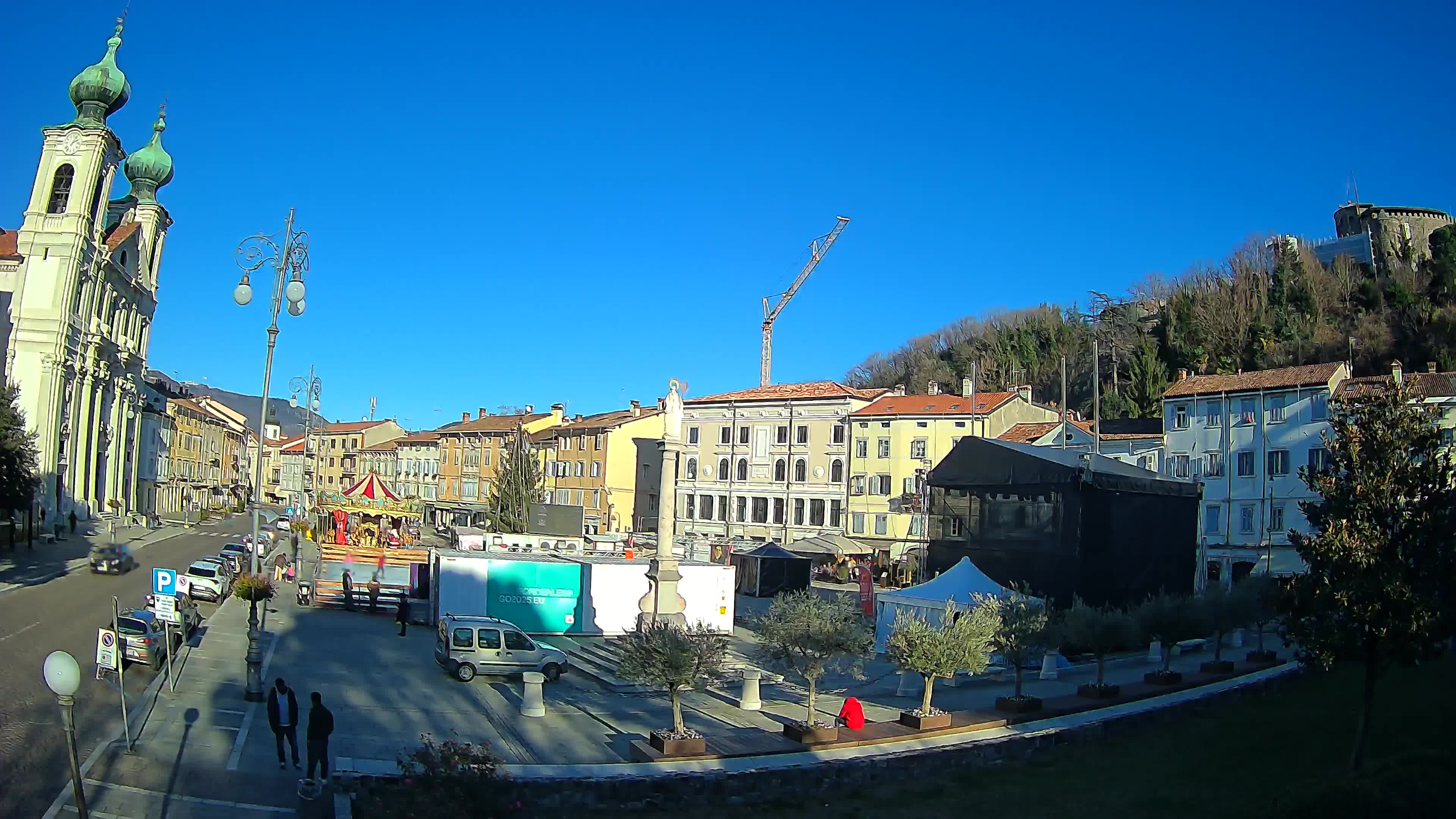 Webcam Gorizia Vittoria square – Cathedral of st. Ignazio