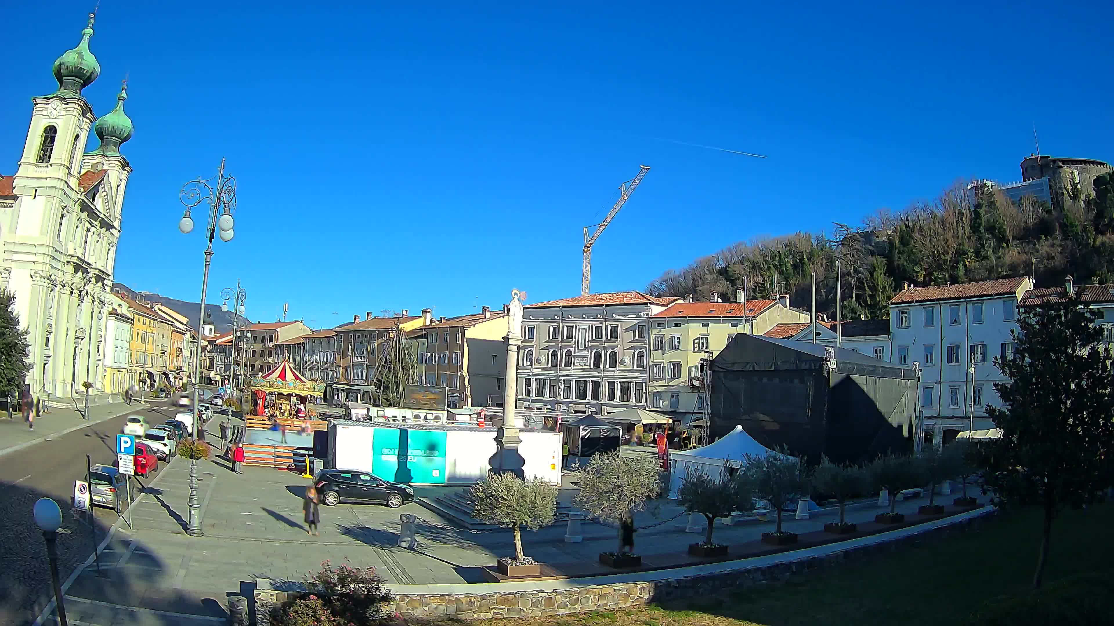 Webcam Gorizia Vittoria square – Cathedral of st. Ignazio