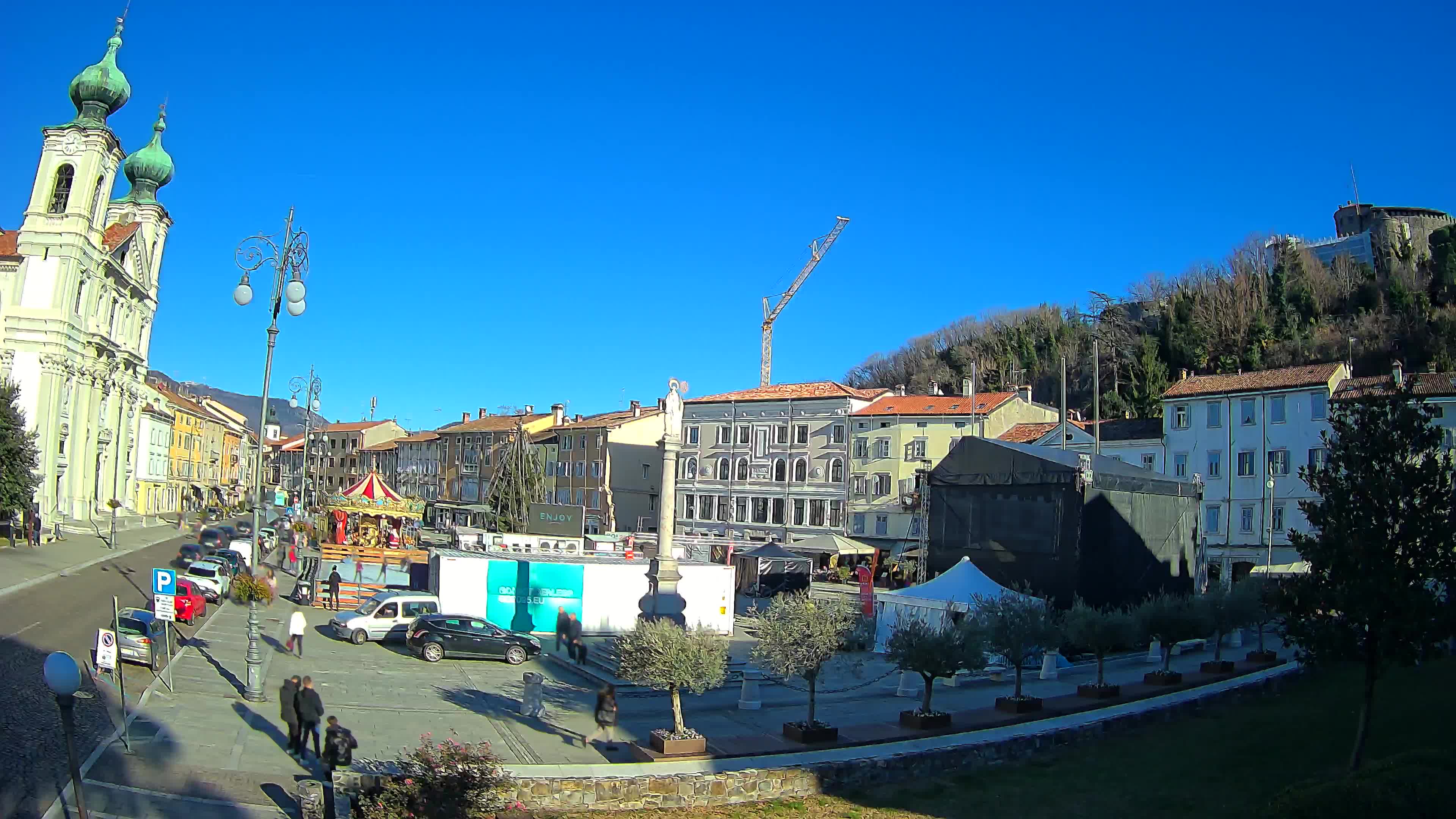 Webcam Gorizia Vittoria square – Cathedral of st. Ignazio