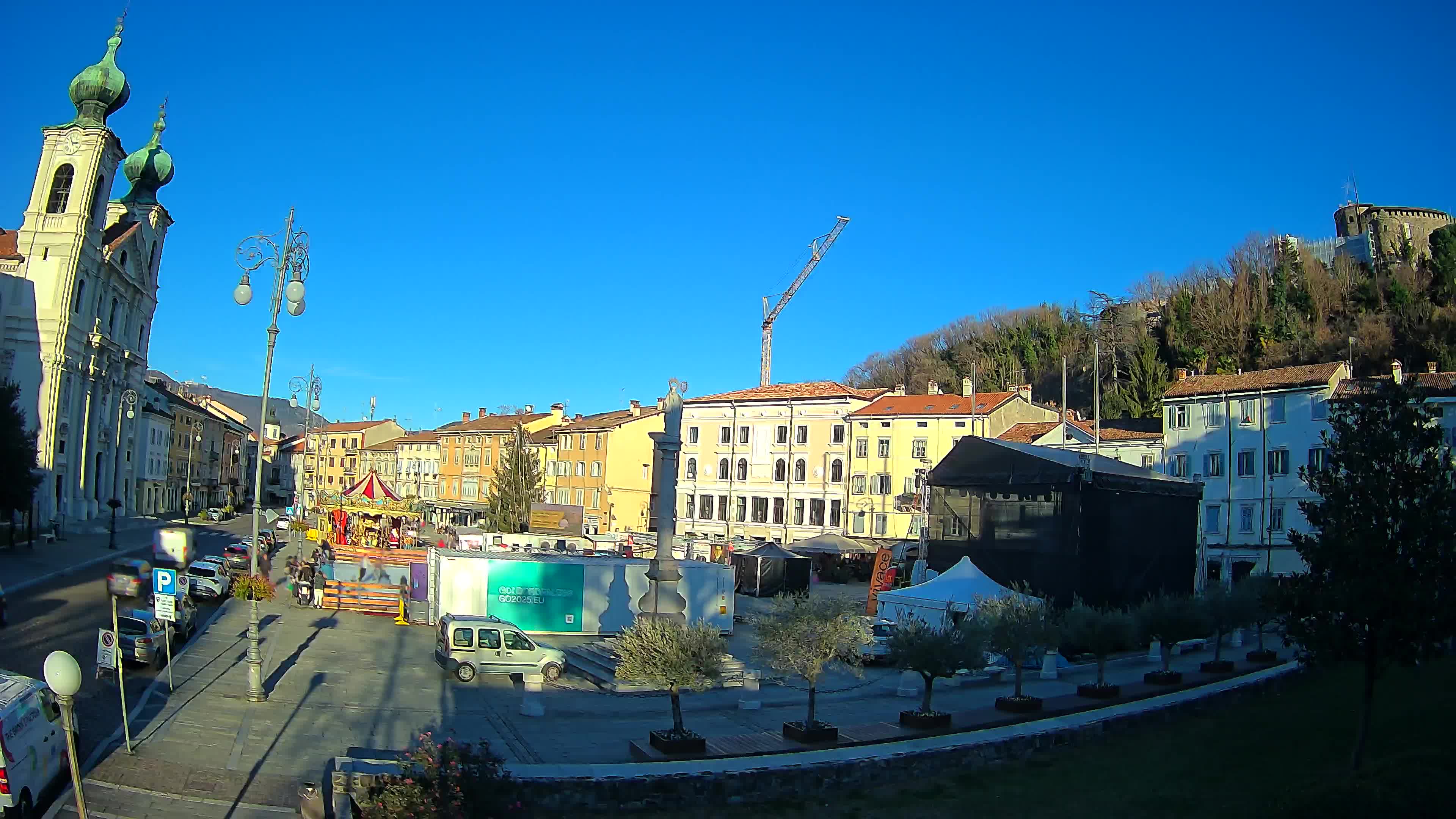 Webcam Gorizia Vittoria square – Cathedral of st. Ignazio