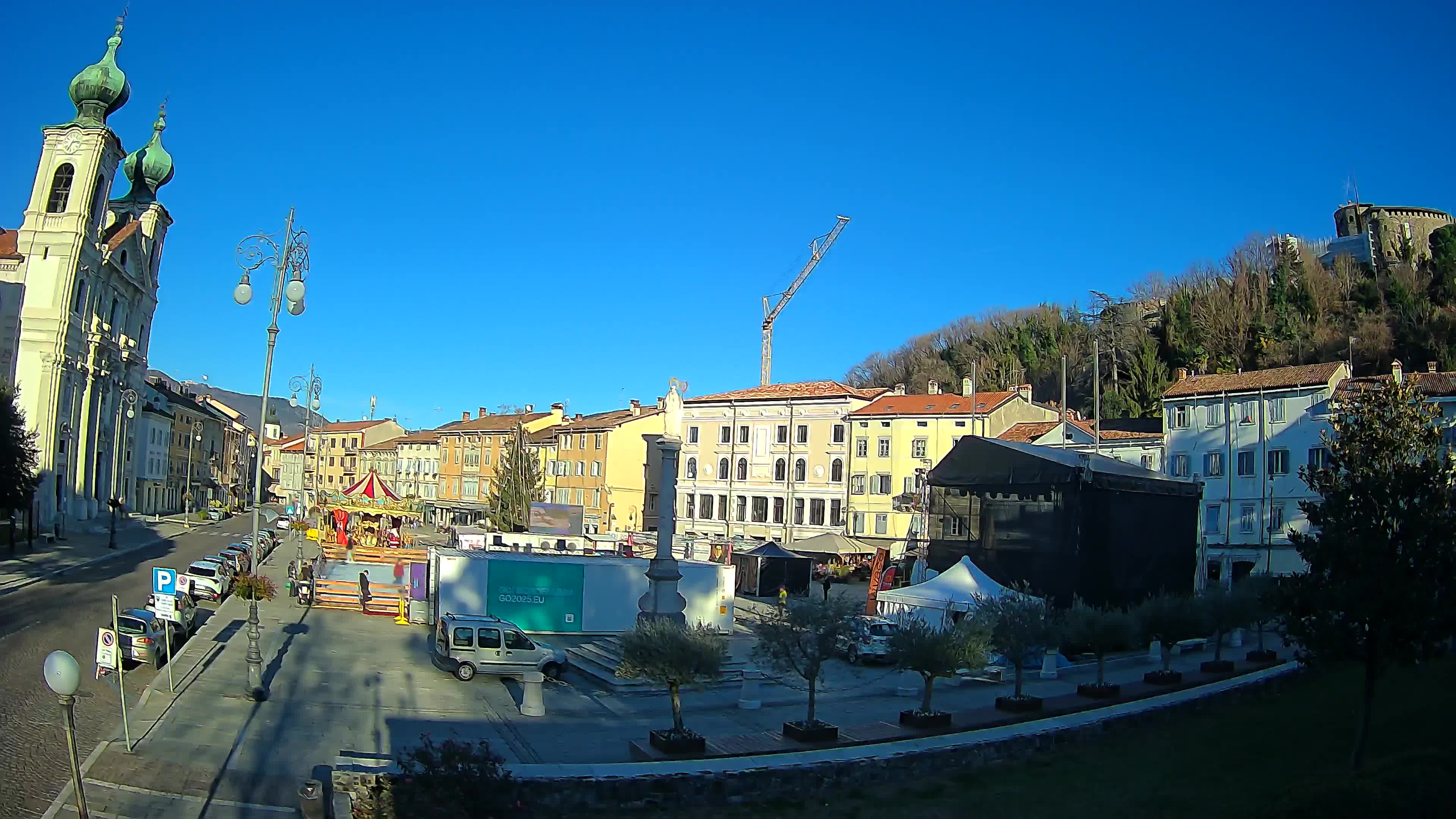 Webcam Gorizia Vittoria square – Cathedral of st. Ignazio