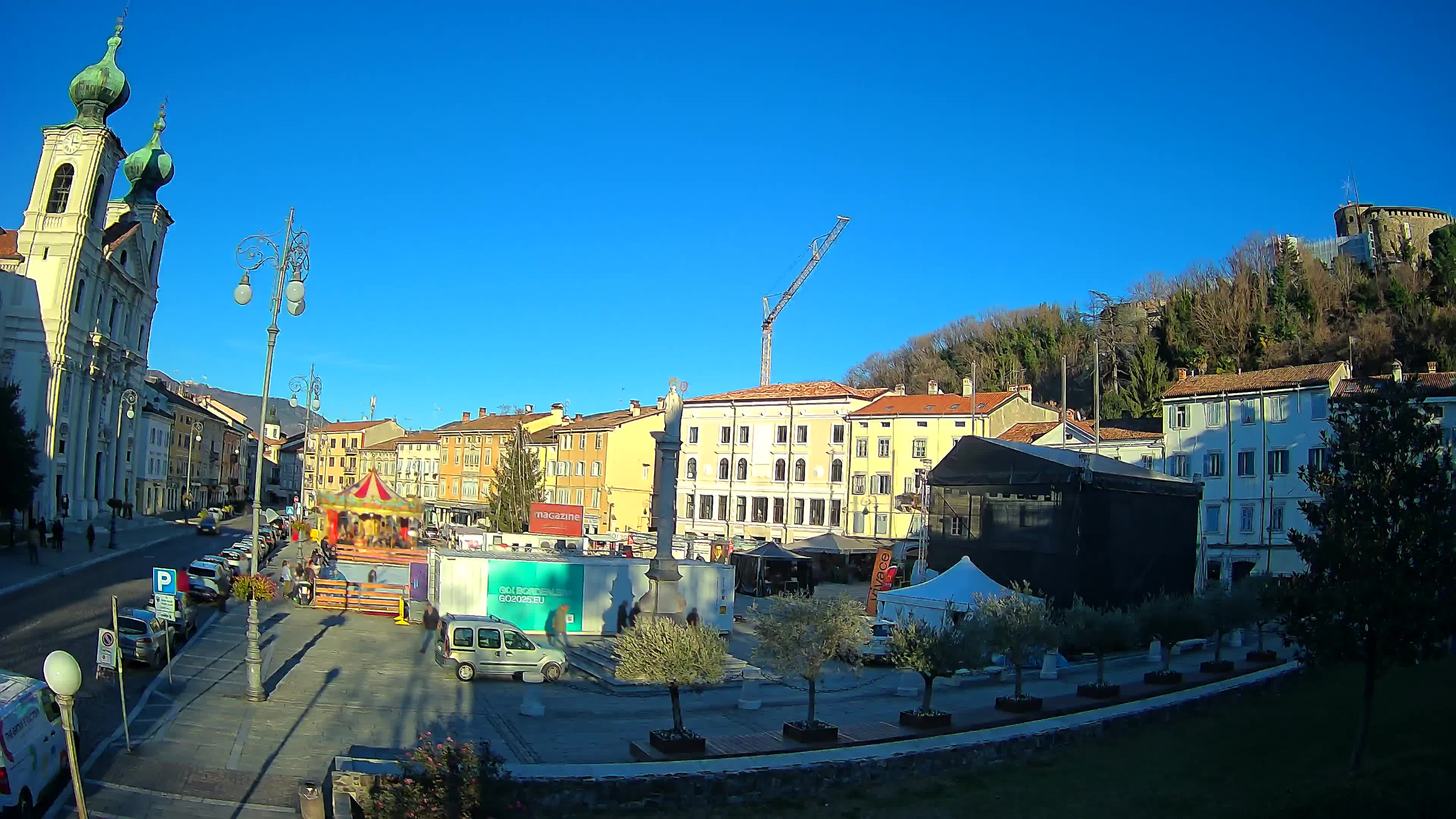 Webcam Gorizia Vittoria square – Cathedral of st. Ignazio