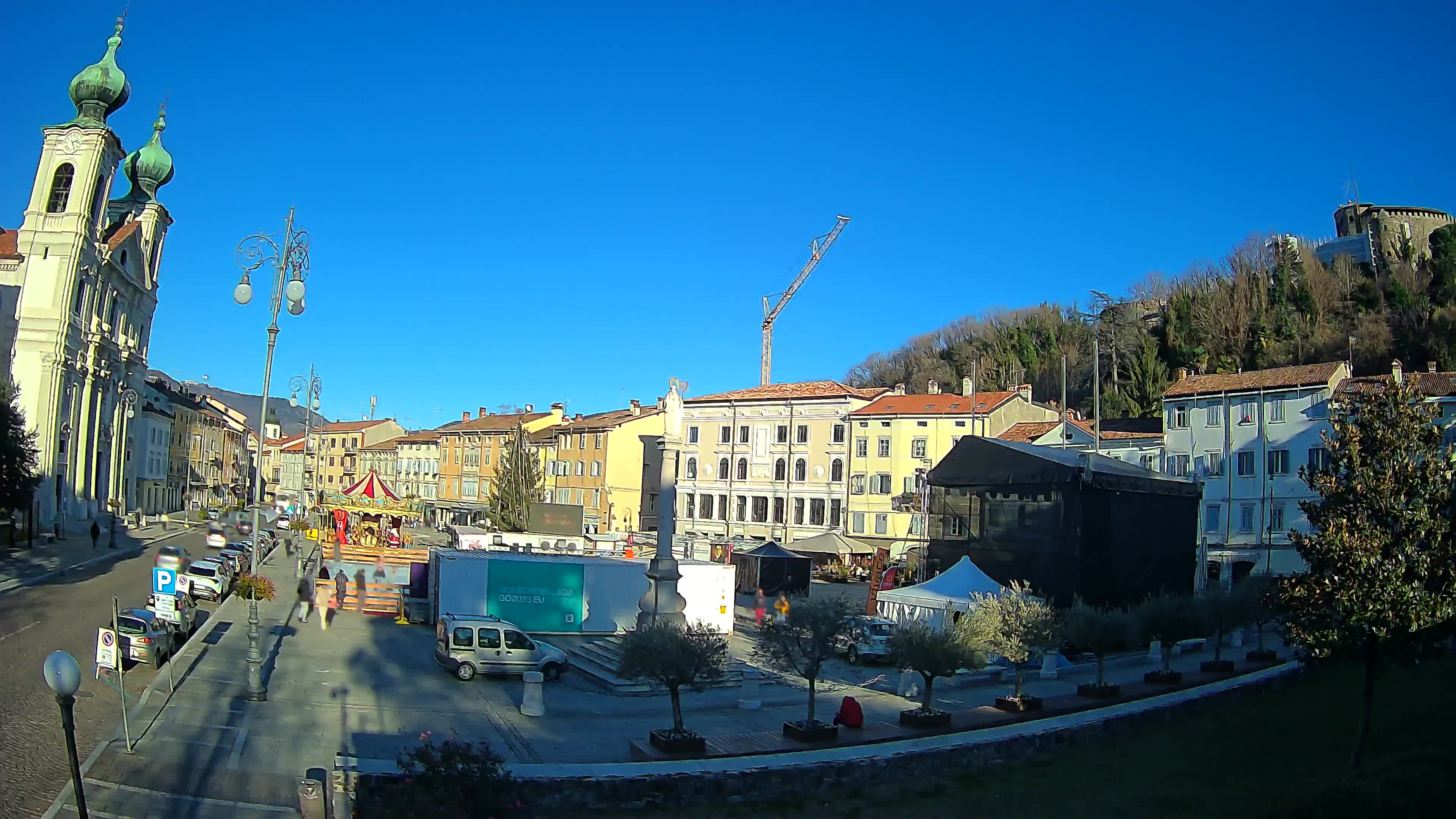 Webcam Gorizia Vittoria square – Cathedral of st. Ignazio