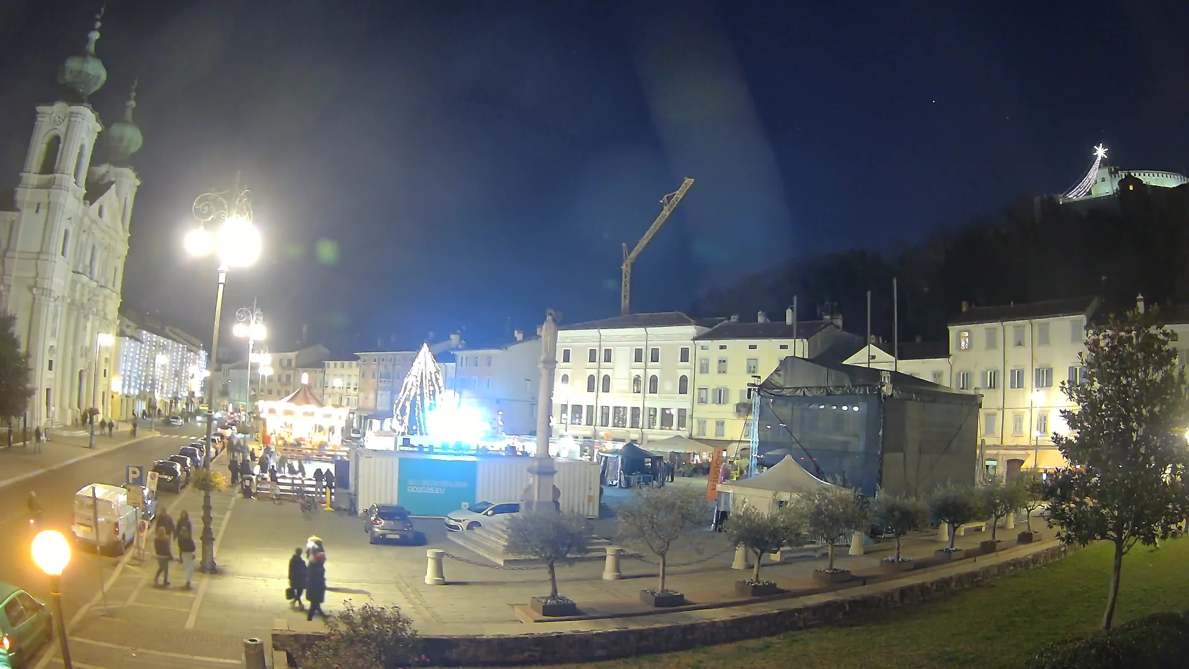 Webcam Gorizia Piazza della Vittoria e Duomo di S. Ignazio