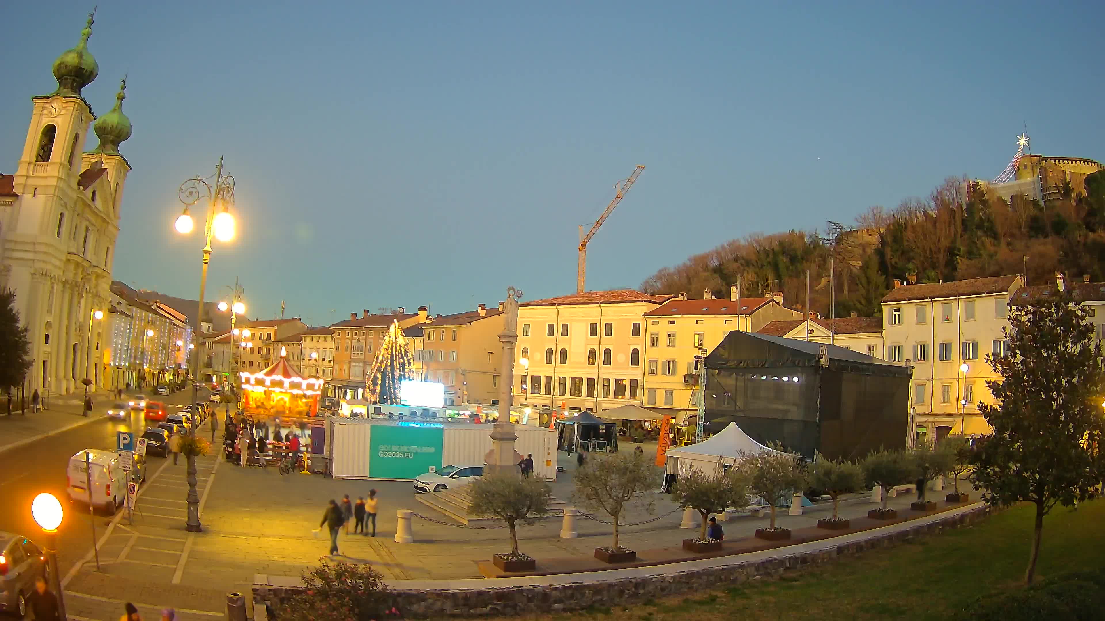 Webcam Gorizia Vittoria square – Cathedral of st. Ignazio