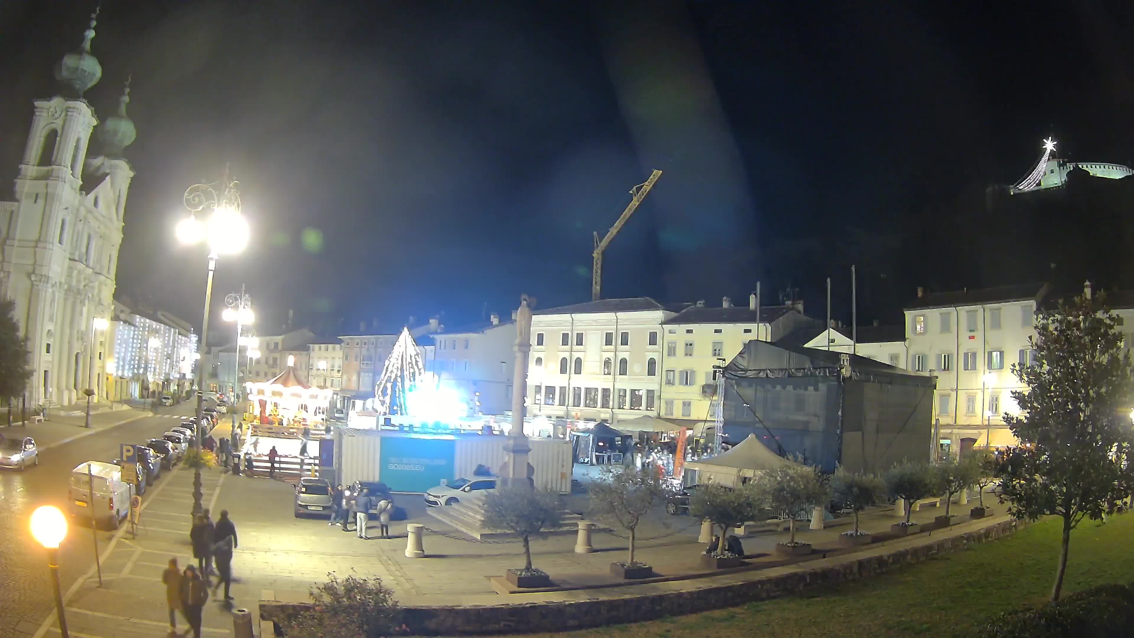 Webcam Gorizia Piazza della Vittoria e Duomo di S. Ignazio