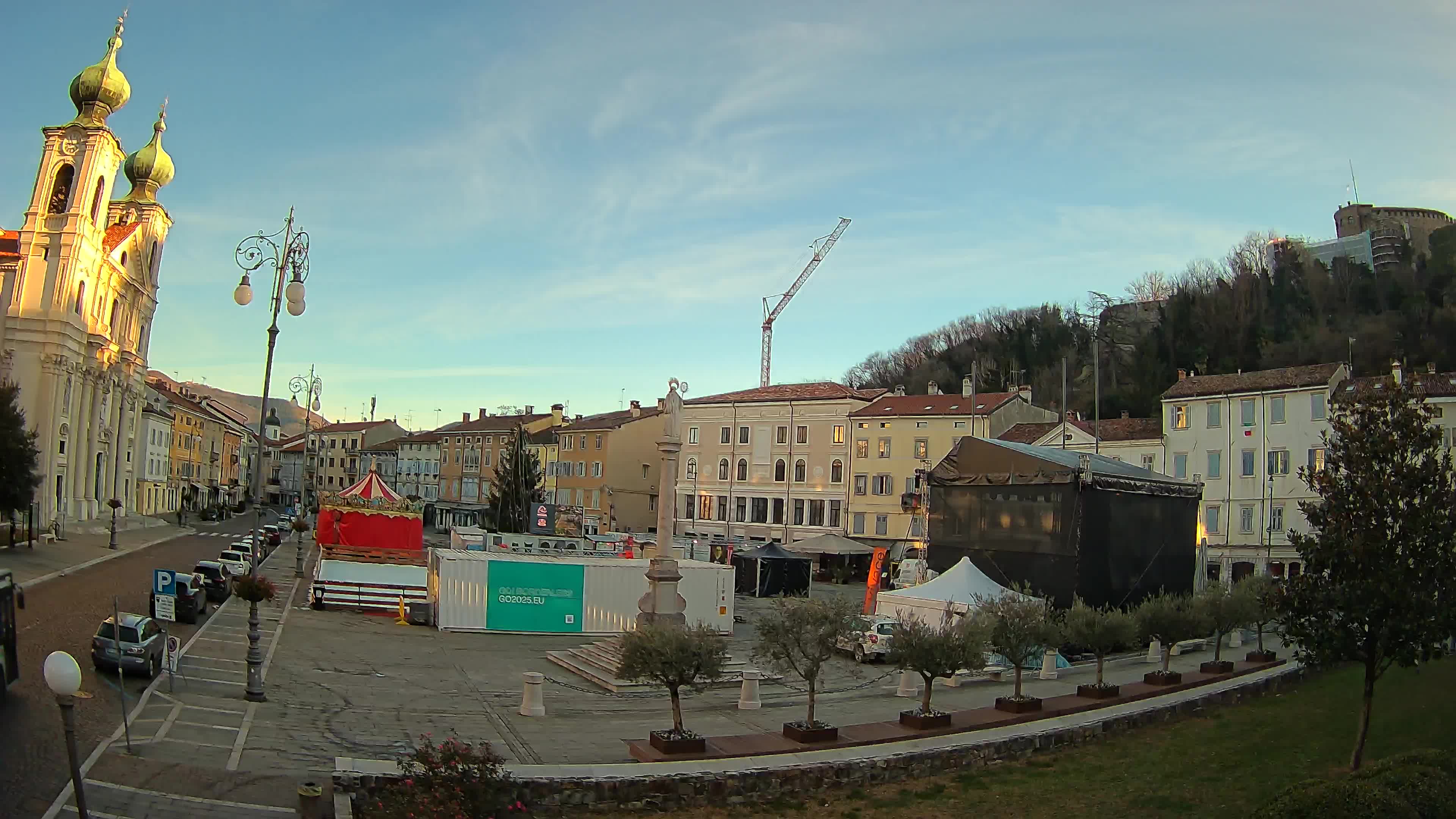 Webcam Gorizia Vittoria square – Cathedral of st. Ignazio