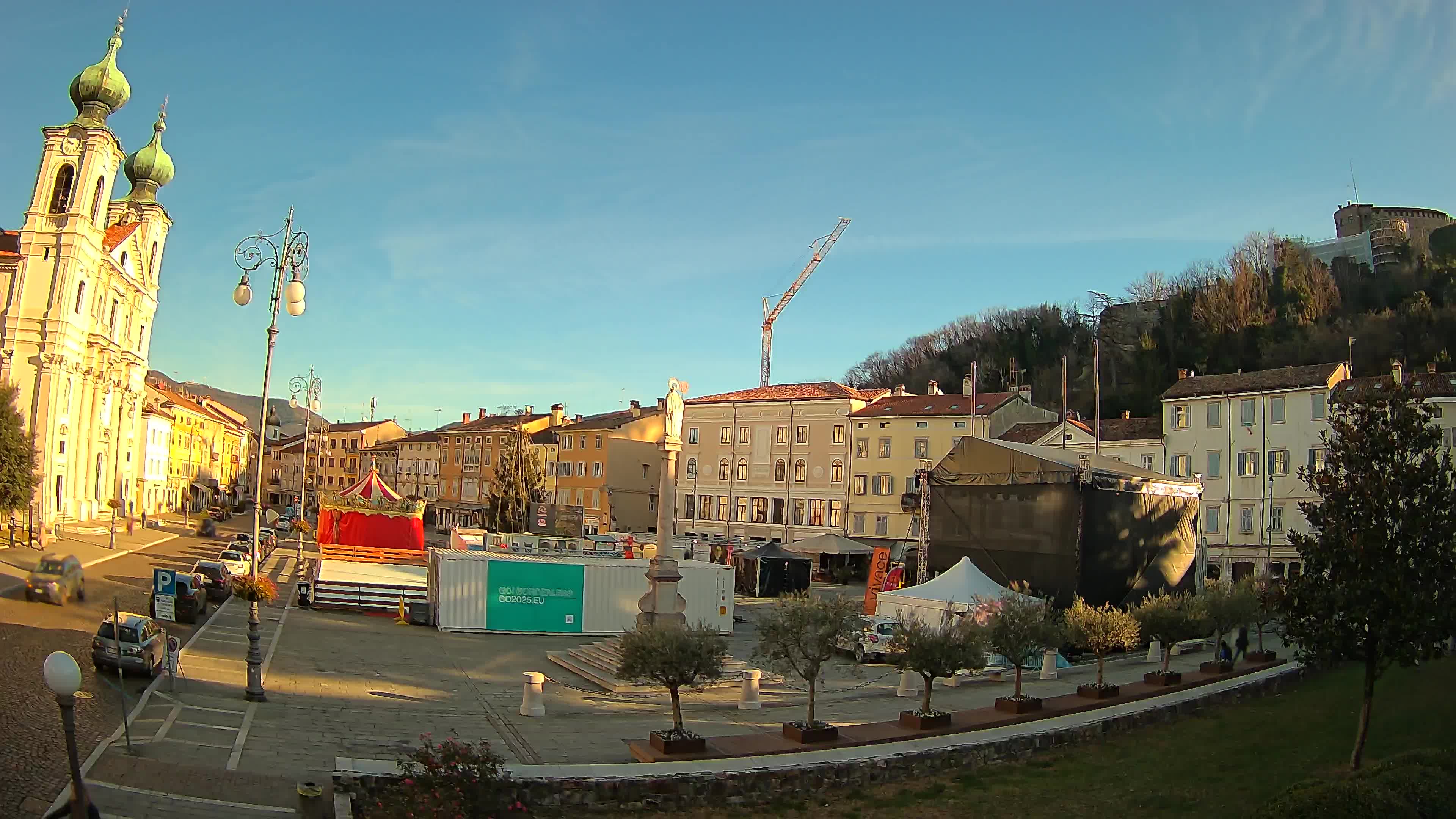 Webcam Gorizia Vittoria square – Cathedral of st. Ignazio