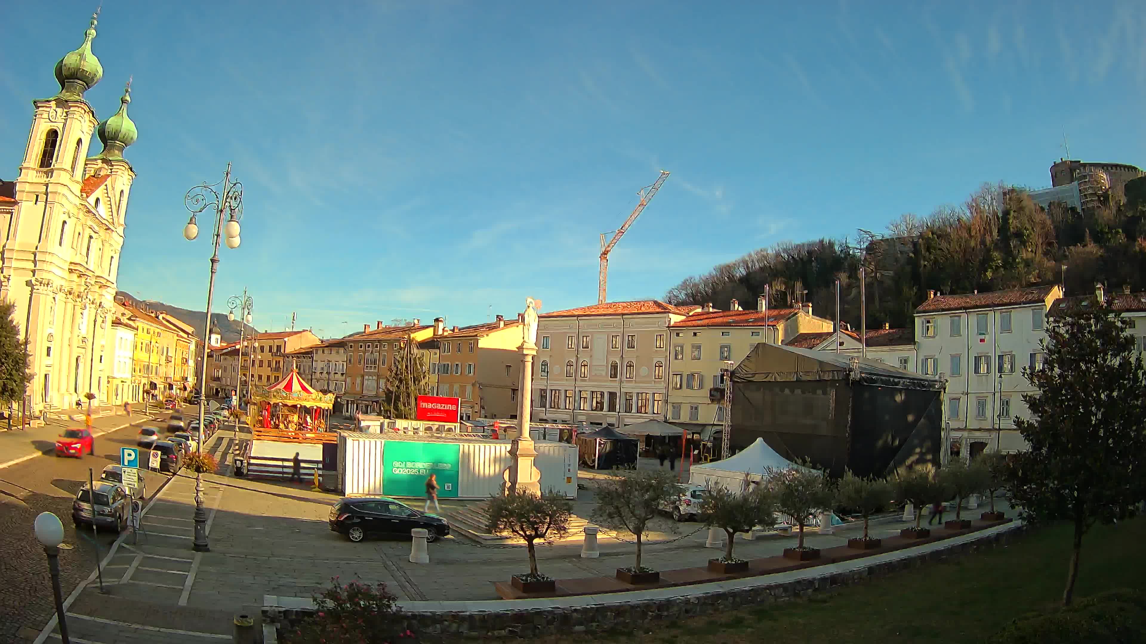 Webcam Gorizia Vittoria square – Cathedral of st. Ignazio