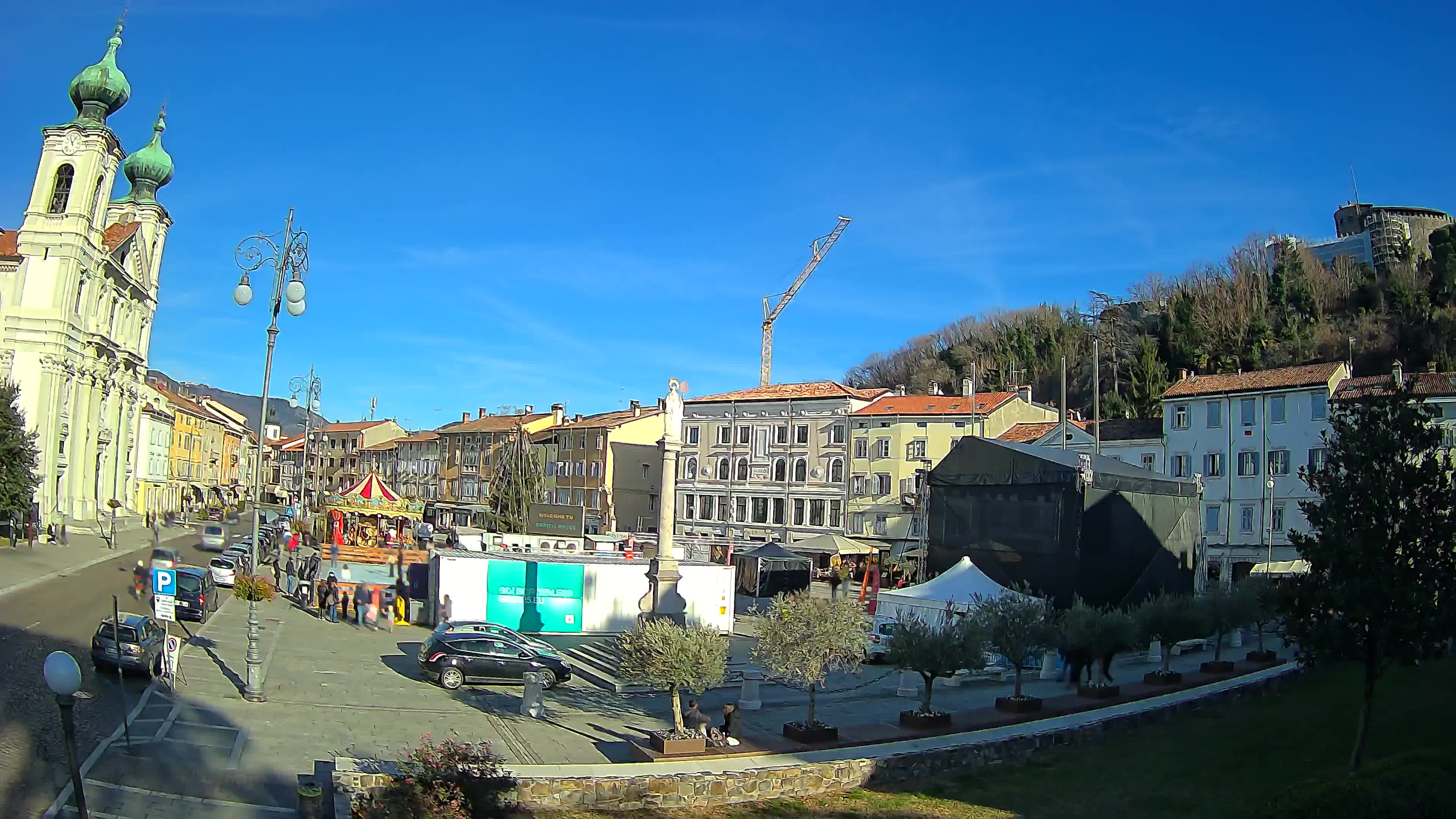 Webcam Gorizia Vittoria square – Cathedral of st. Ignazio