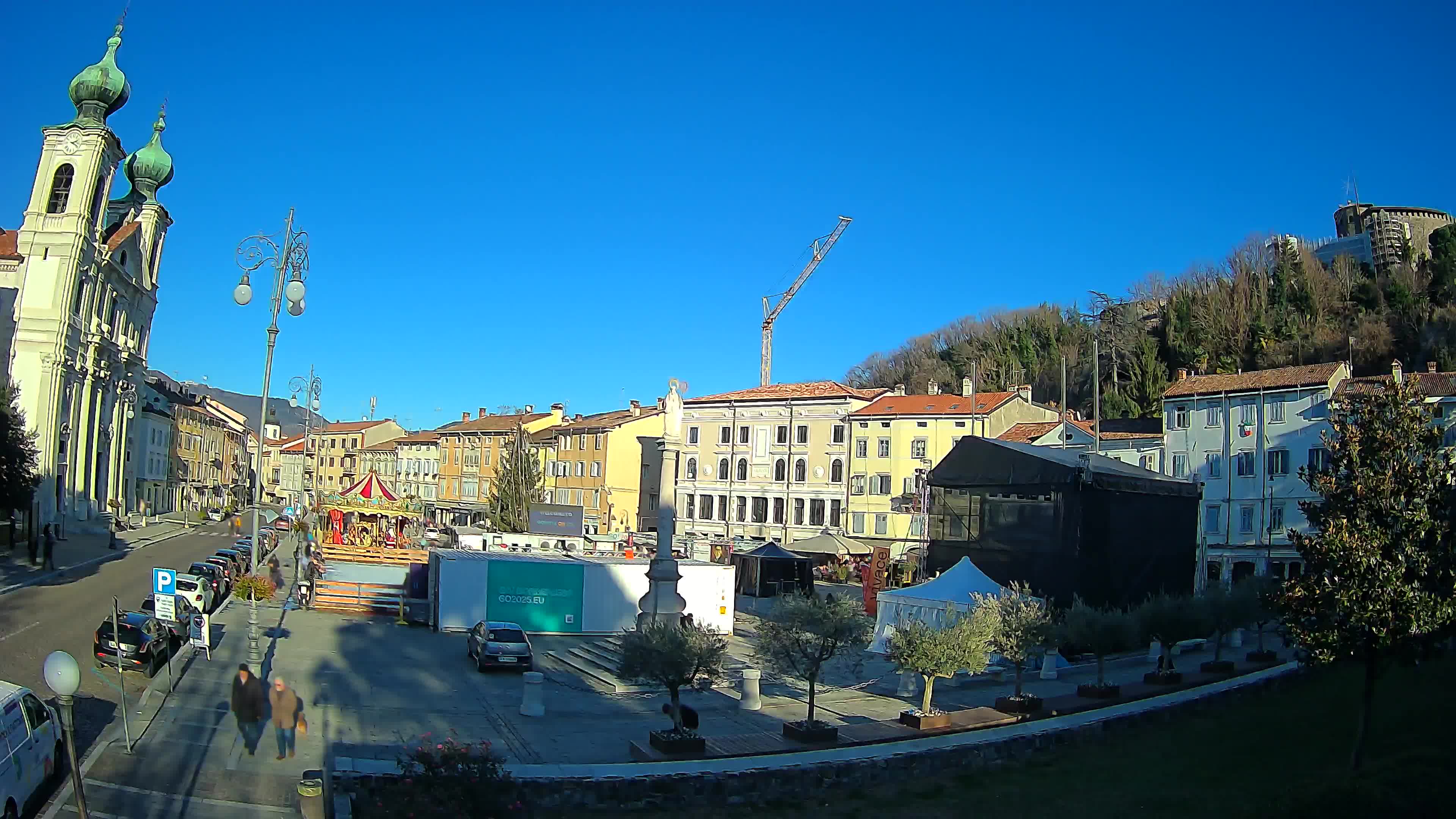 Webcam Gorizia Vittoria square – Cathedral of st. Ignazio