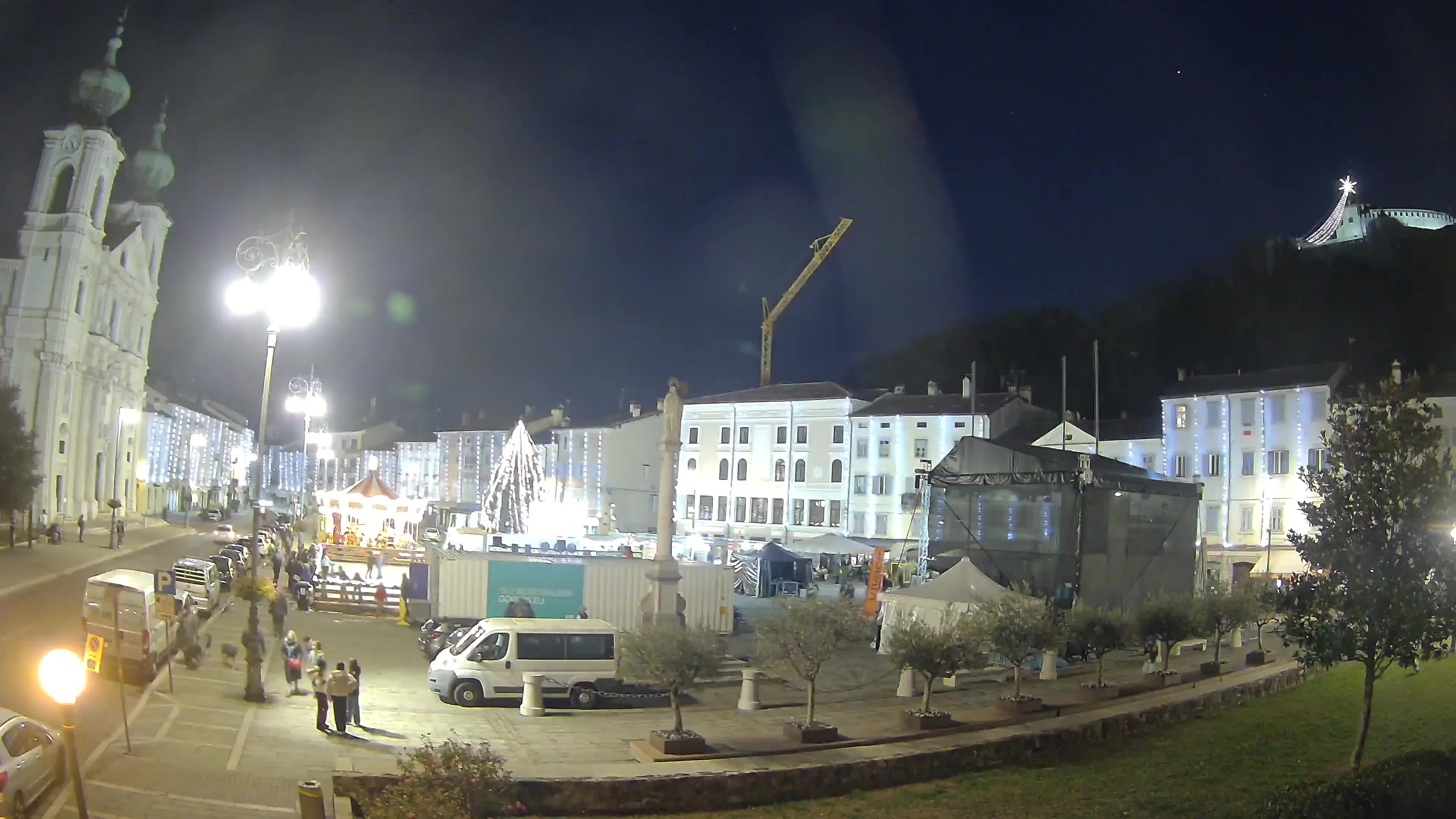 Webcam Gorizia Piazza della Vittoria e Duomo di S. Ignazio