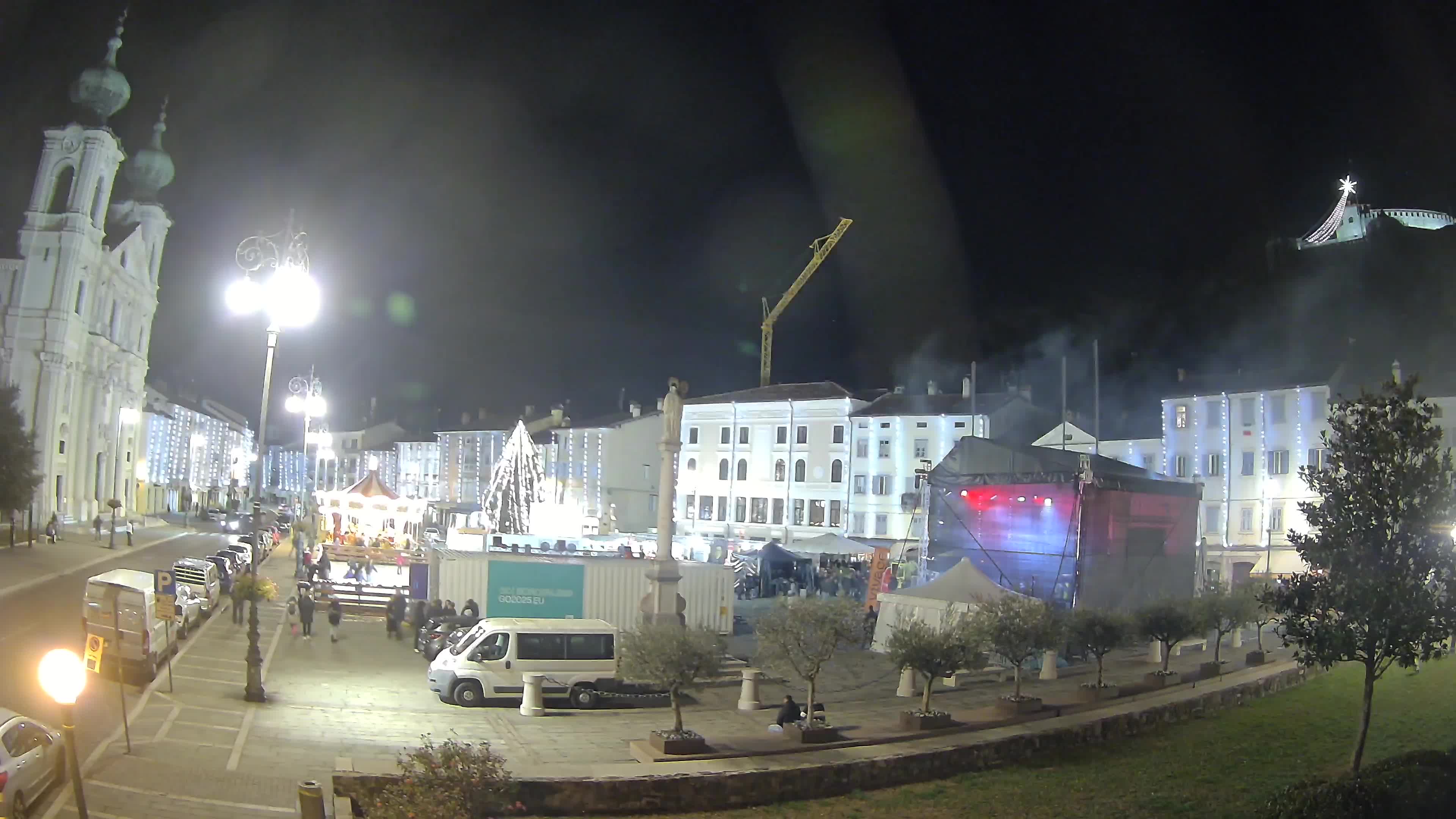 Webcam Gorizia Piazza della Vittoria e Duomo di S. Ignazio