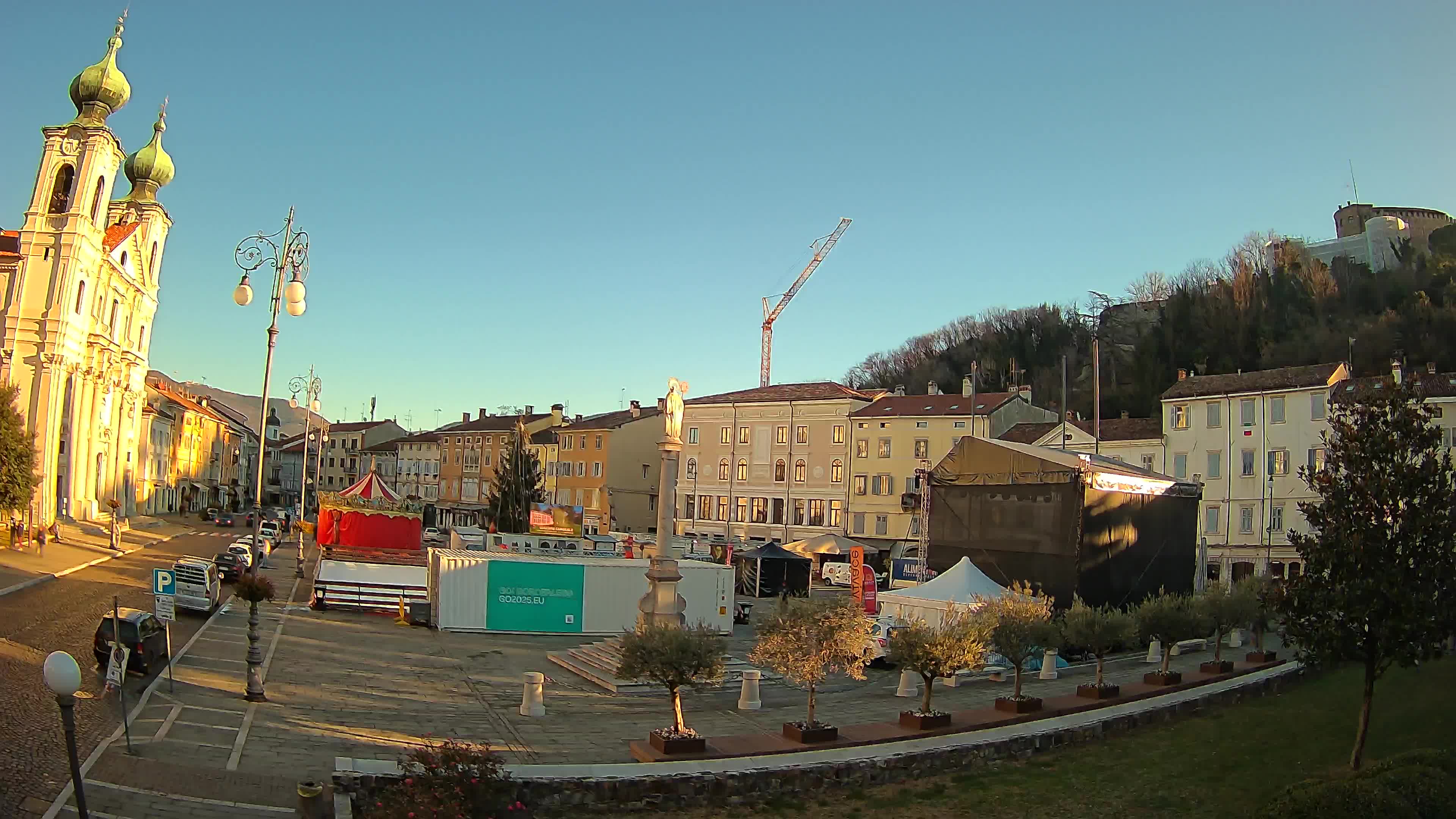 Webcam Gorizia Vittoria square – Cathedral of st. Ignazio