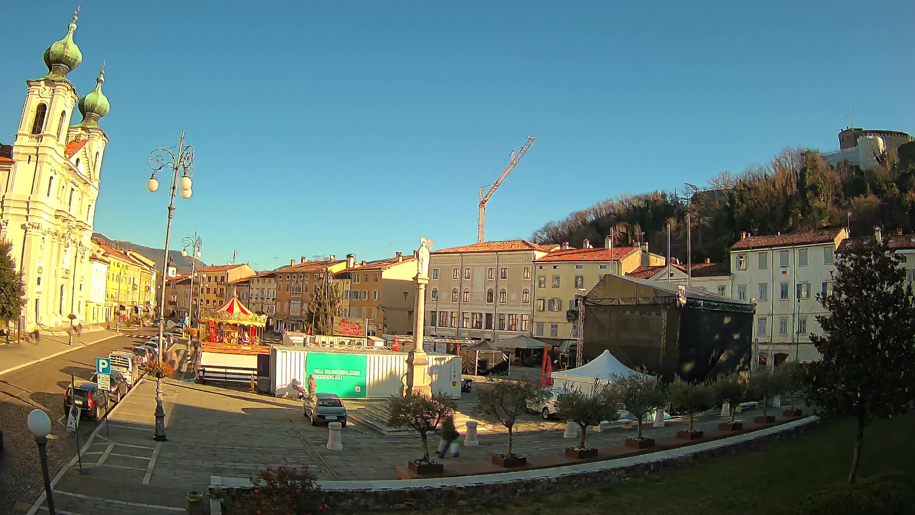 Webcam Gorizia Vittoria square – Cathedral of st. Ignazio