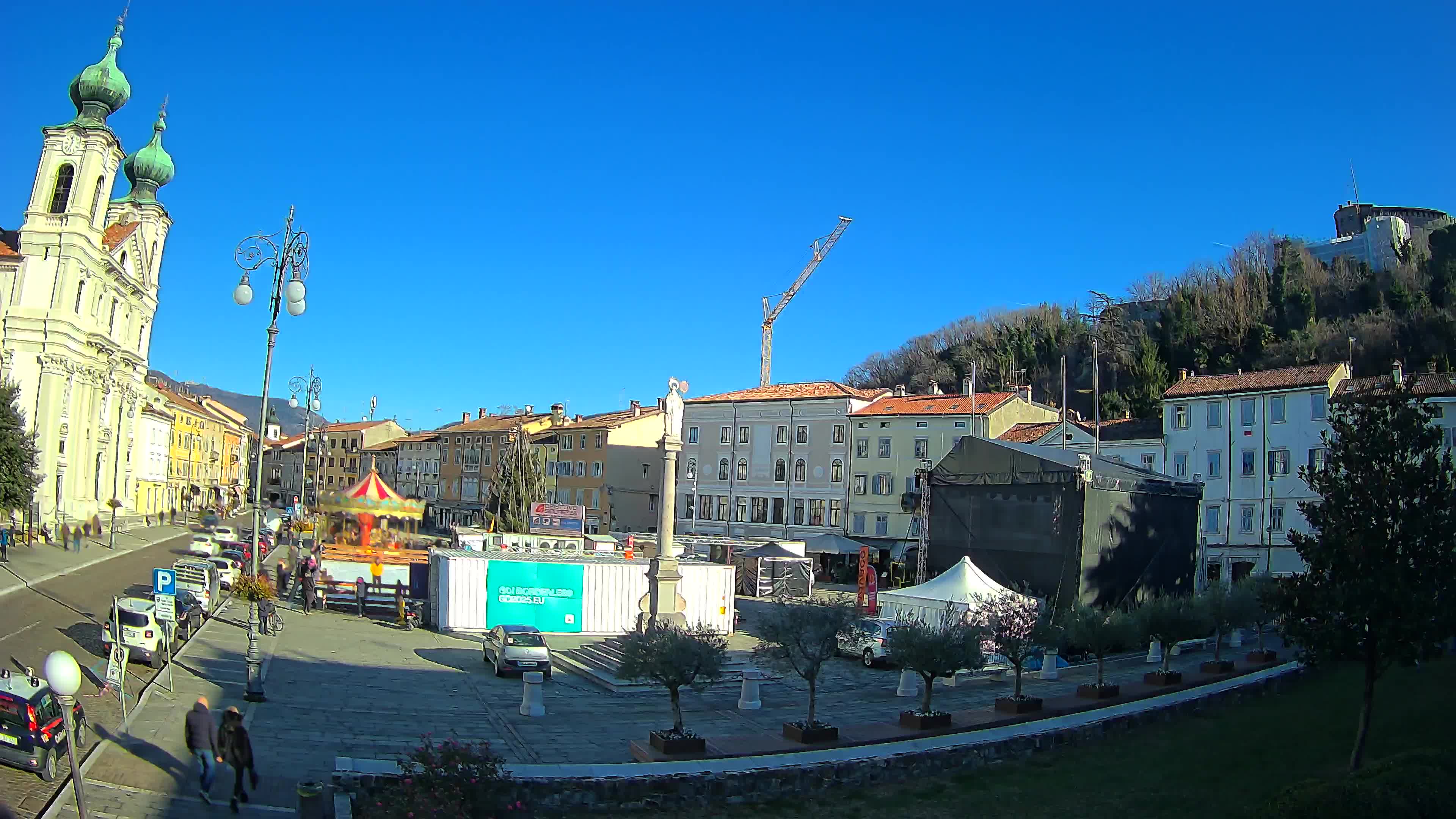 Webcam Gorizia Vittoria square – Cathedral of st. Ignazio