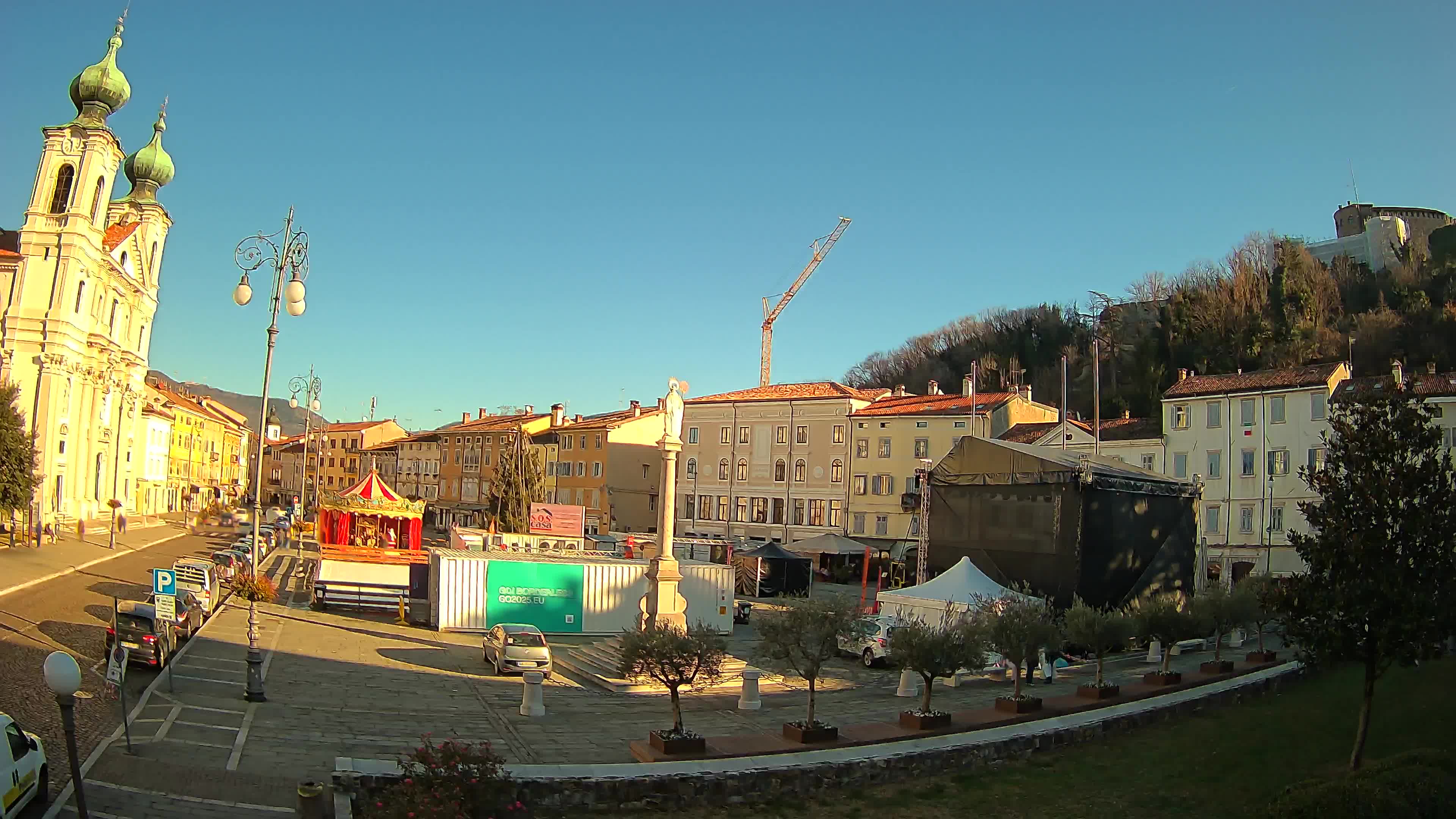 Webcam Gorizia Piazza della Vittoria e Duomo di S. Ignazio