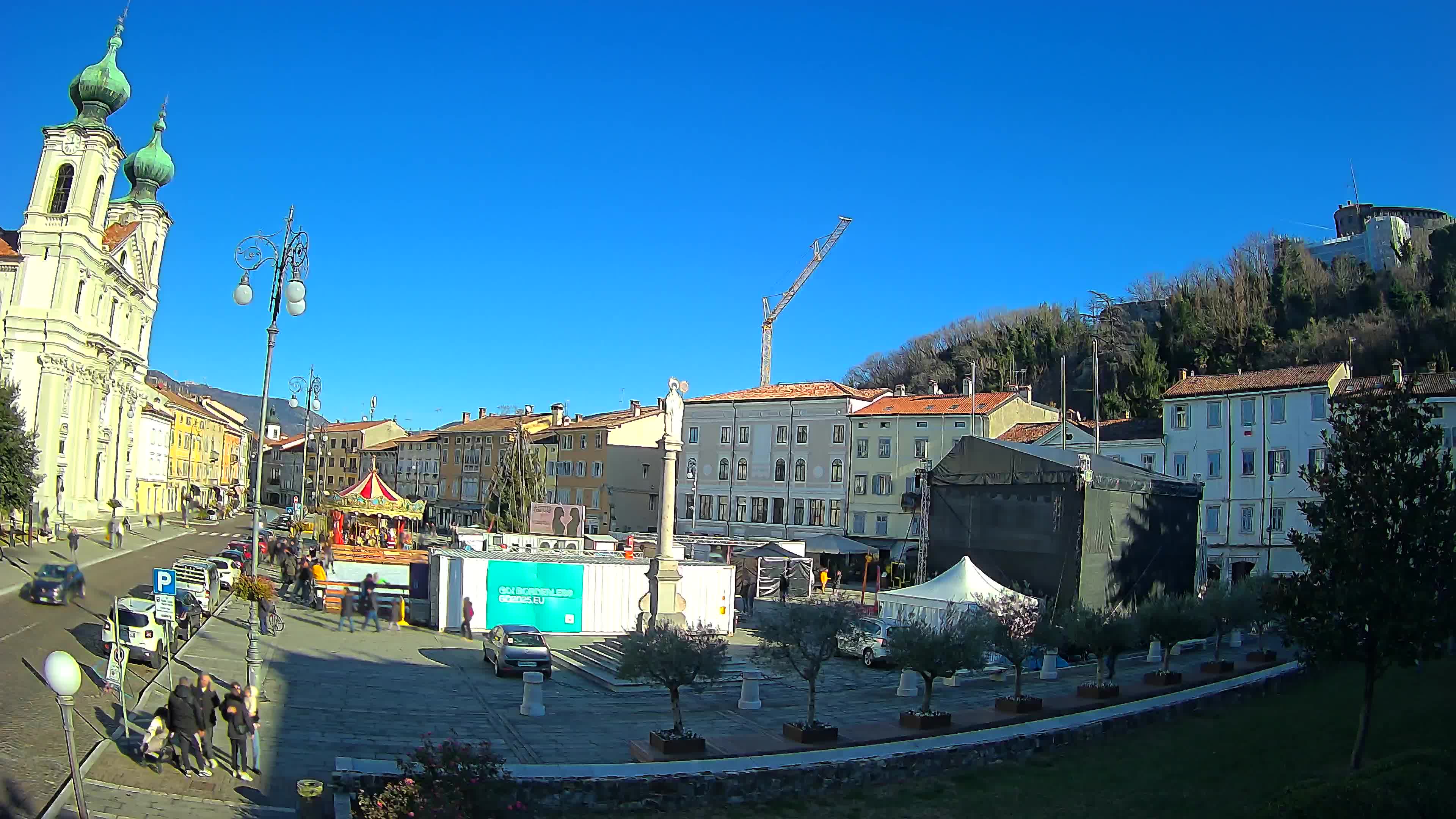 Webcam Gorizia Piazza della Vittoria e Duomo di S. Ignazio