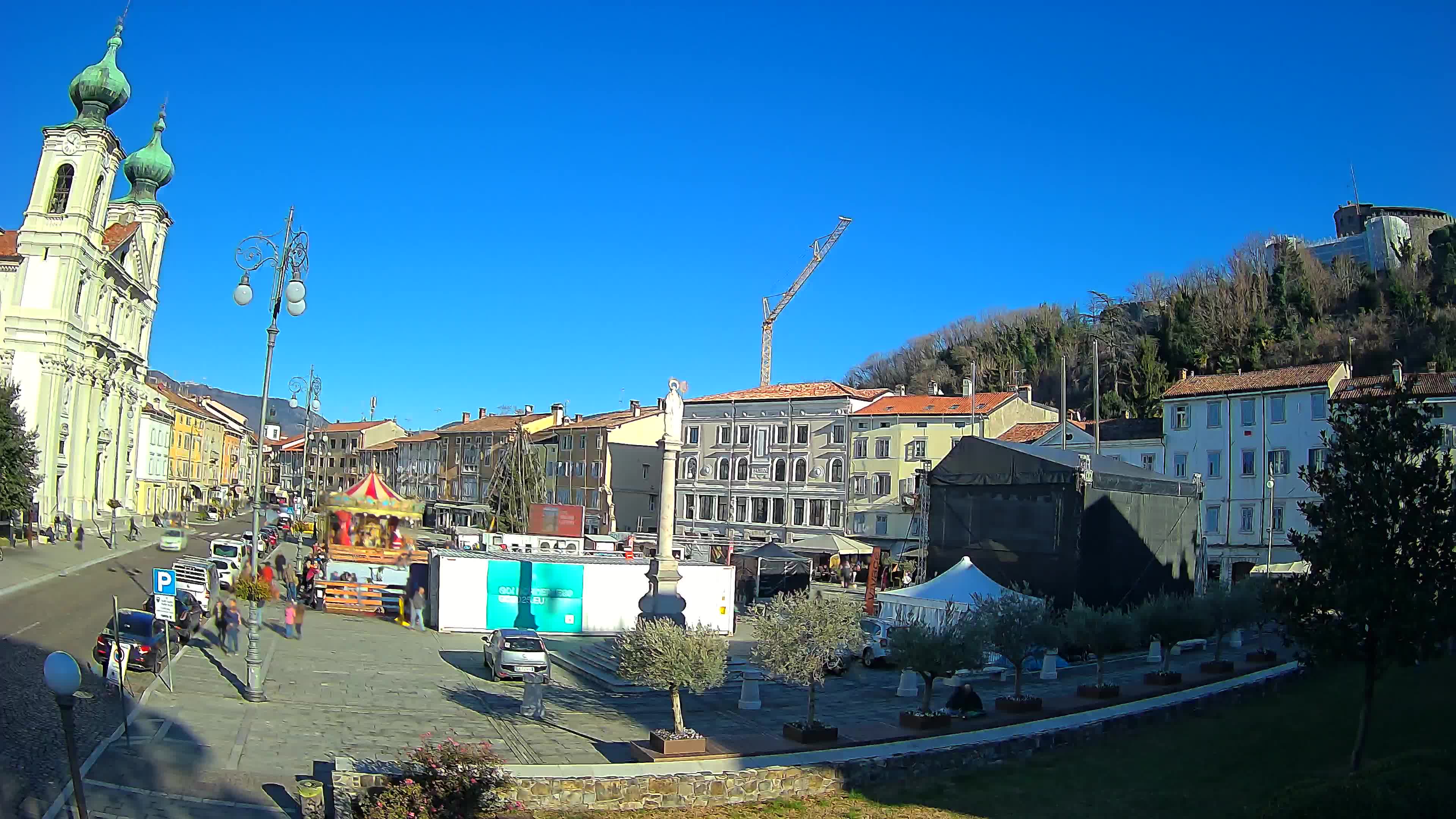 Webcam Gorizia Vittoria square – Cathedral of st. Ignazio