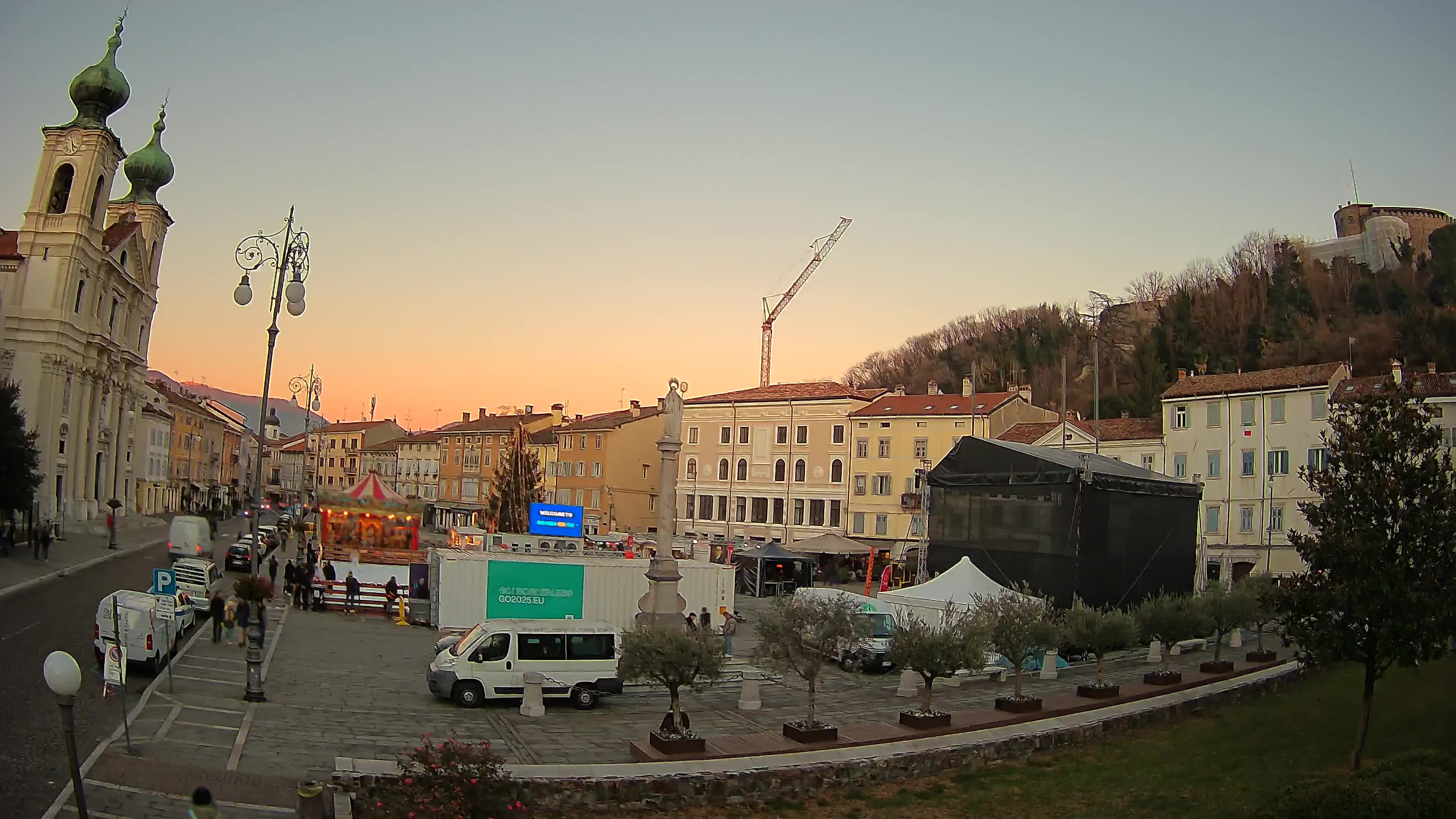 Gorizia – Place Vittoria – Cathédrale st. Ignazio