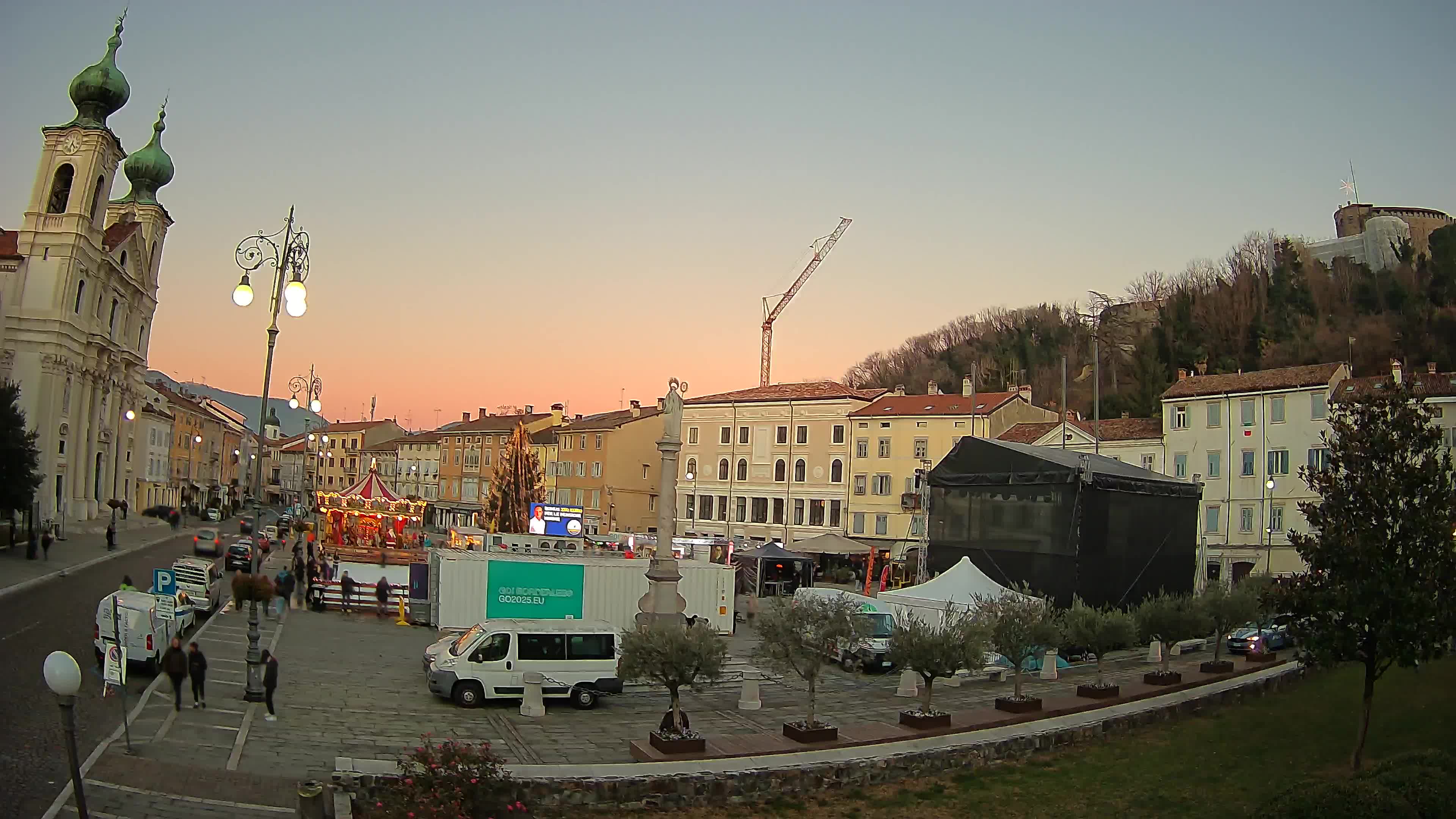 Gorizia – Plaza Vittoria – Catedral de San Pedro. Ignacio