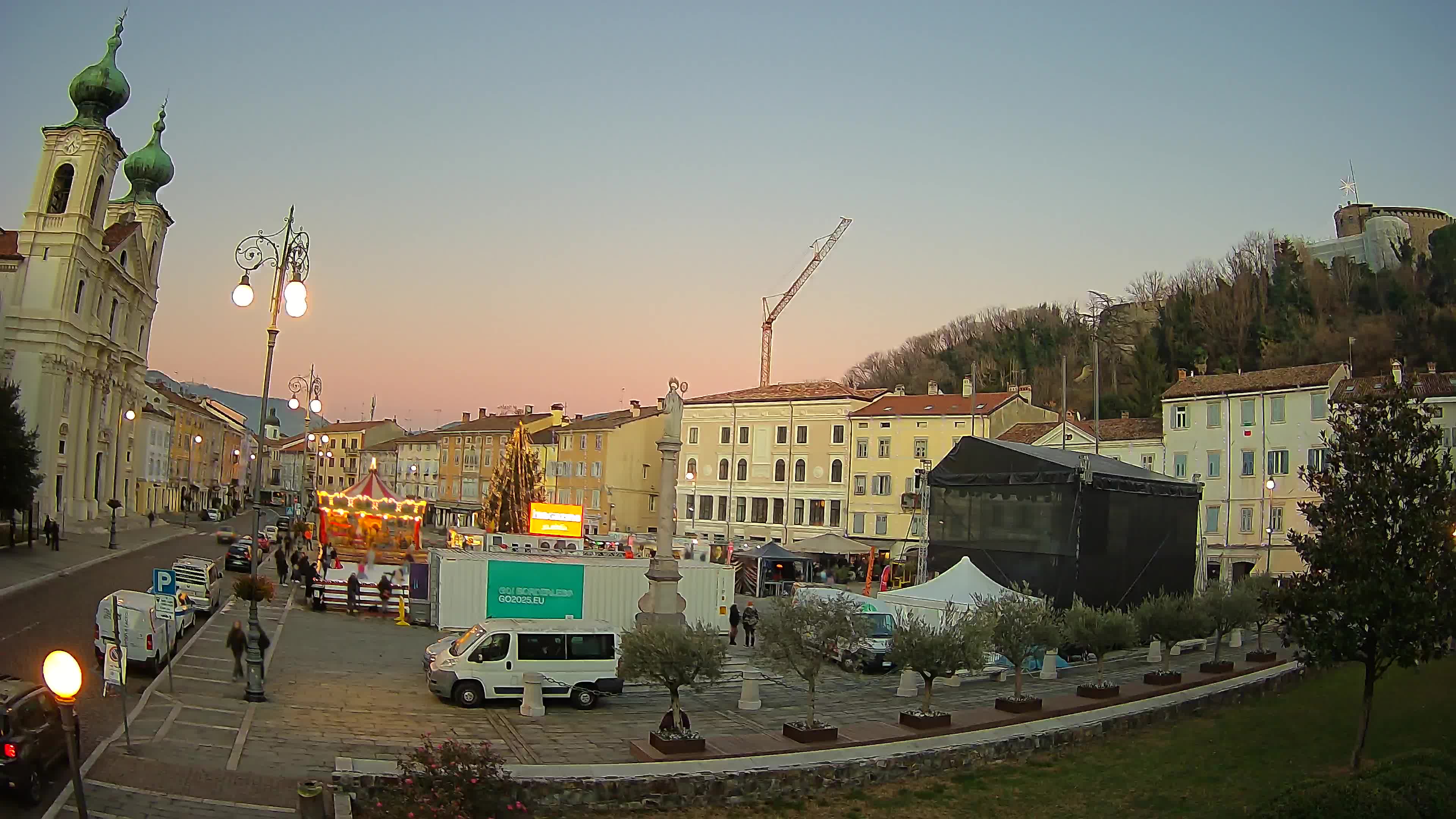 Gorizia – Place Vittoria – Cathédrale st. Ignazio