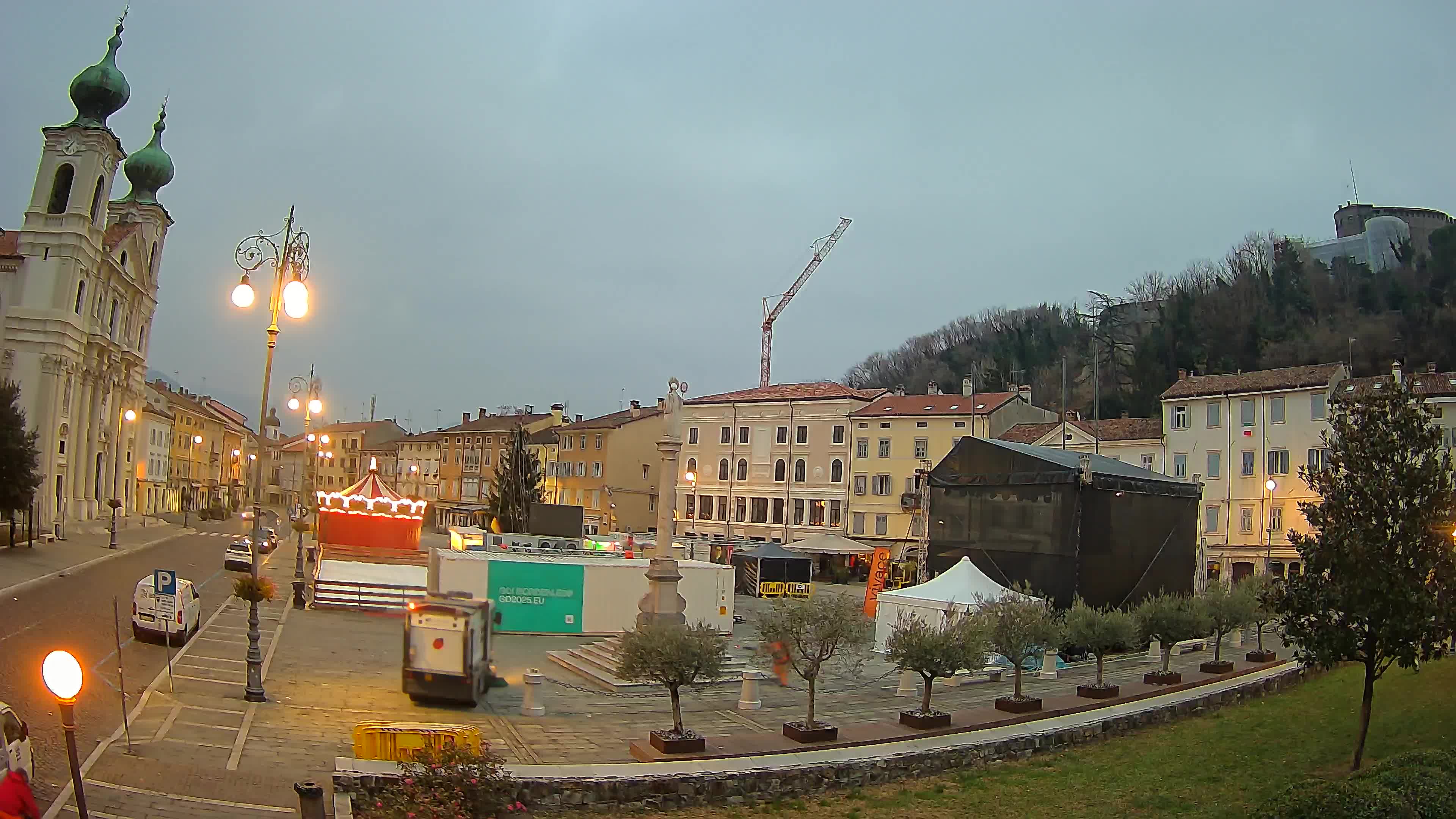 Gorizia – Place Vittoria – Cathédrale st. Ignazio