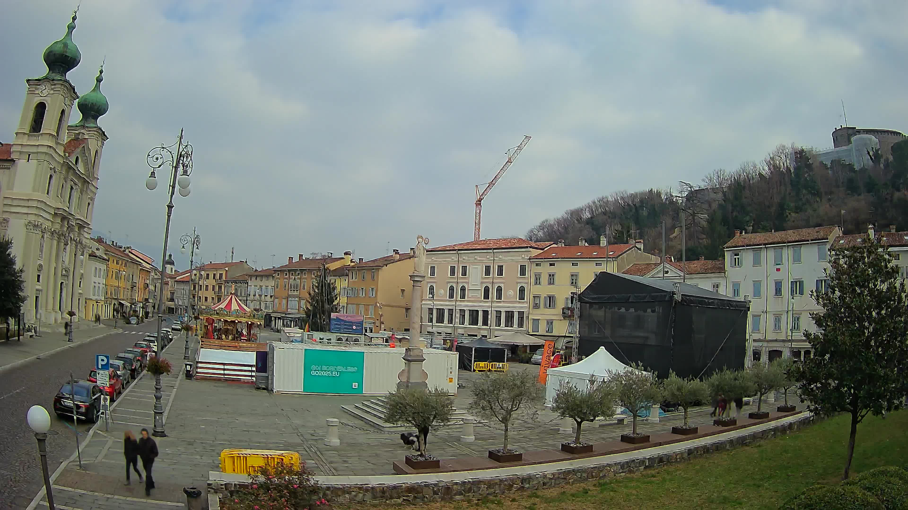 Webcam Gorizia Vittoria square – Cathedral of st. Ignazio