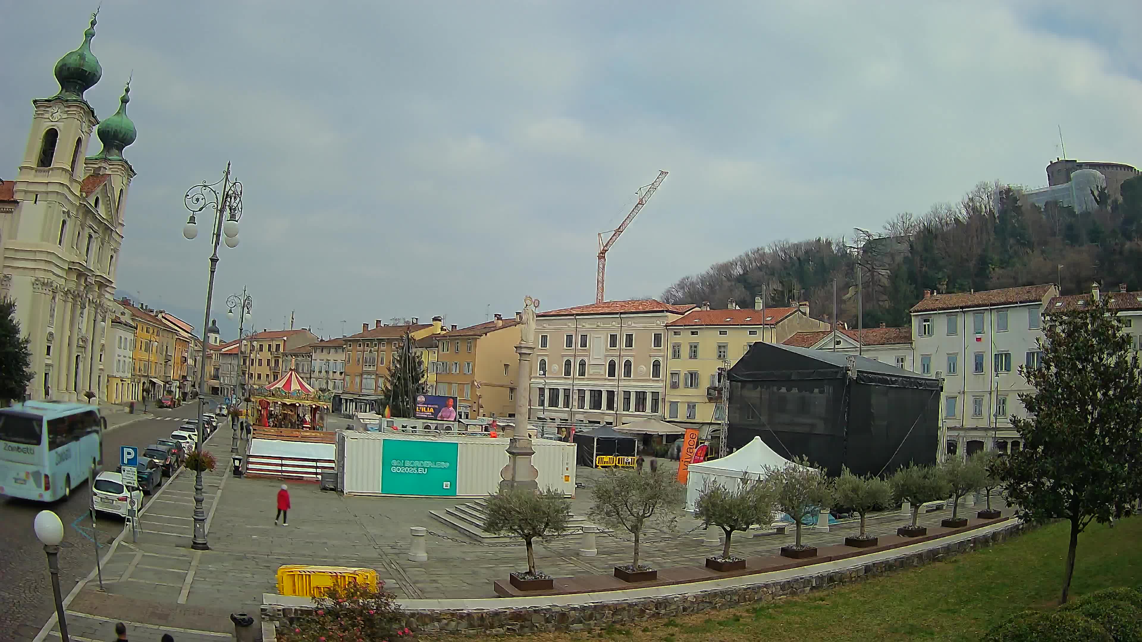 Webcam Gorizia Vittoria square – Cathedral of st. Ignazio