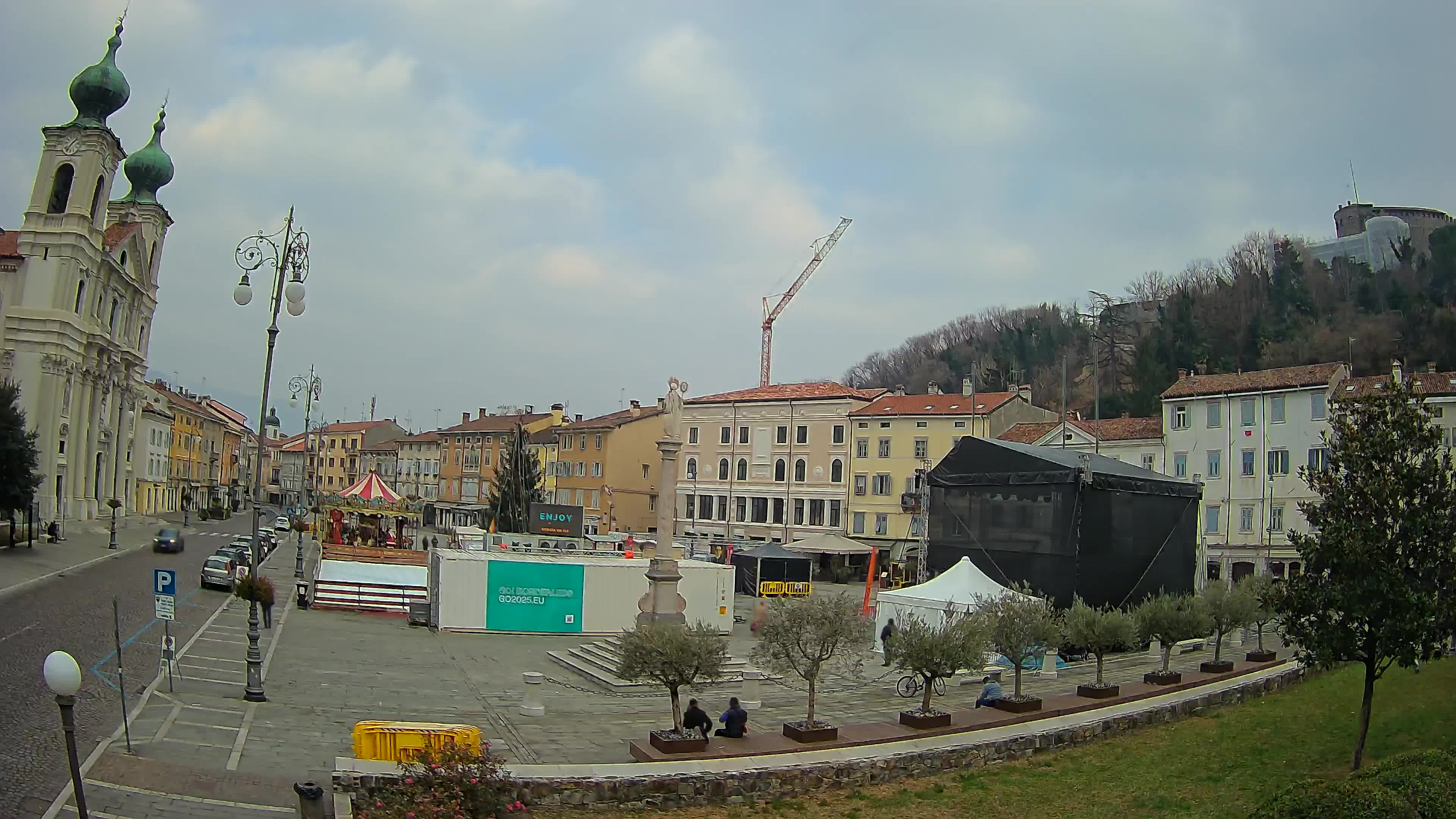 Webcam Gorizia Vittoria square – Cathedral of st. Ignazio