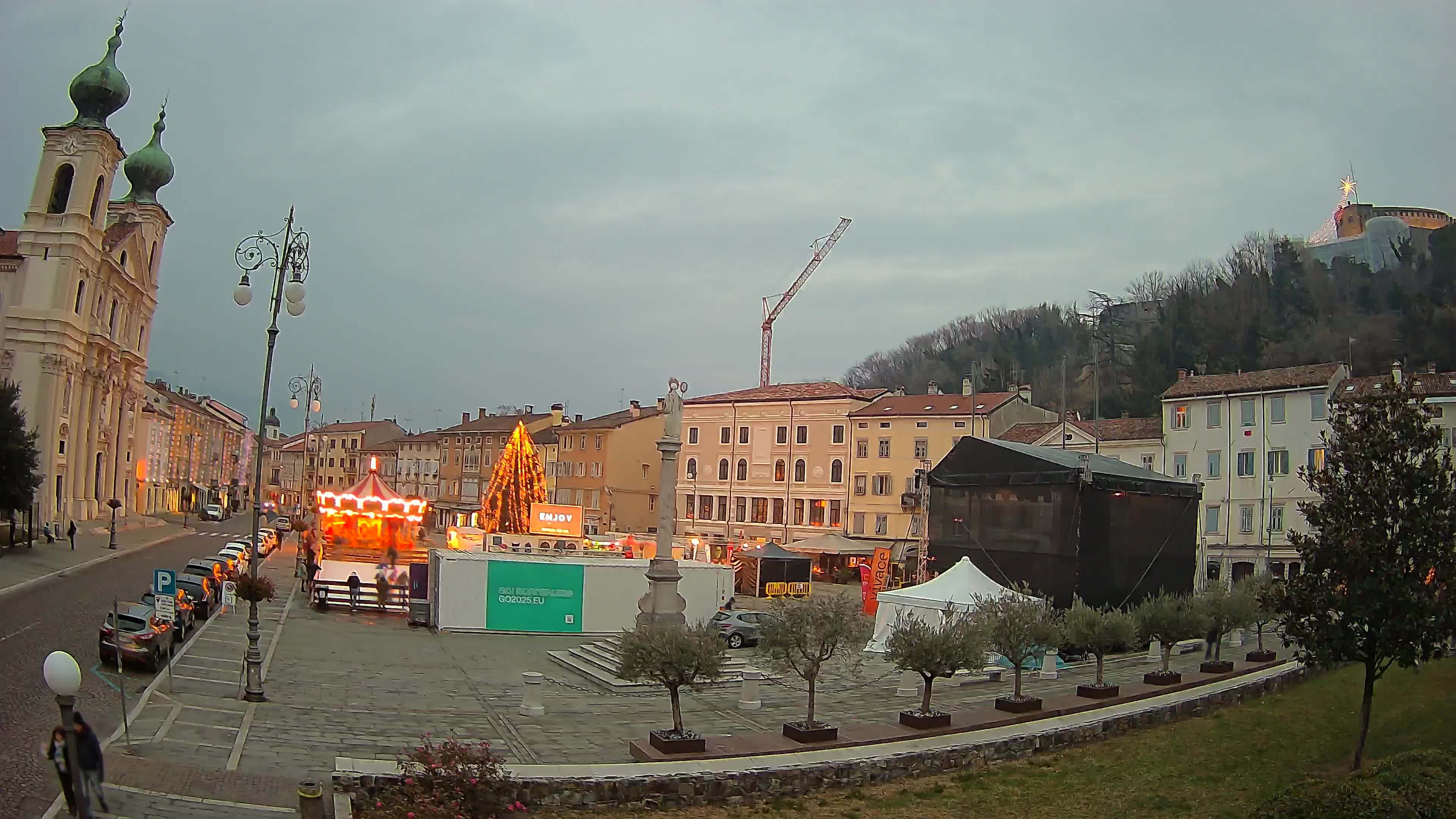 Webcam Gorizia Vittoria square – Cathedral of st. Ignazio