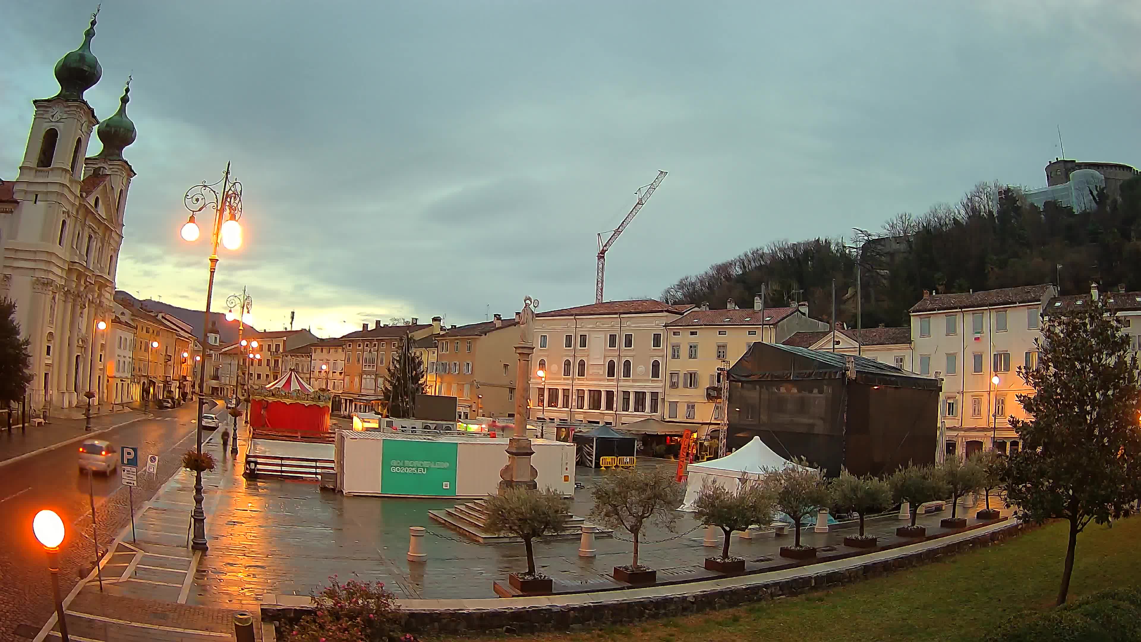 Webcam Gorizia Vittoria square – Cathedral of st. Ignazio