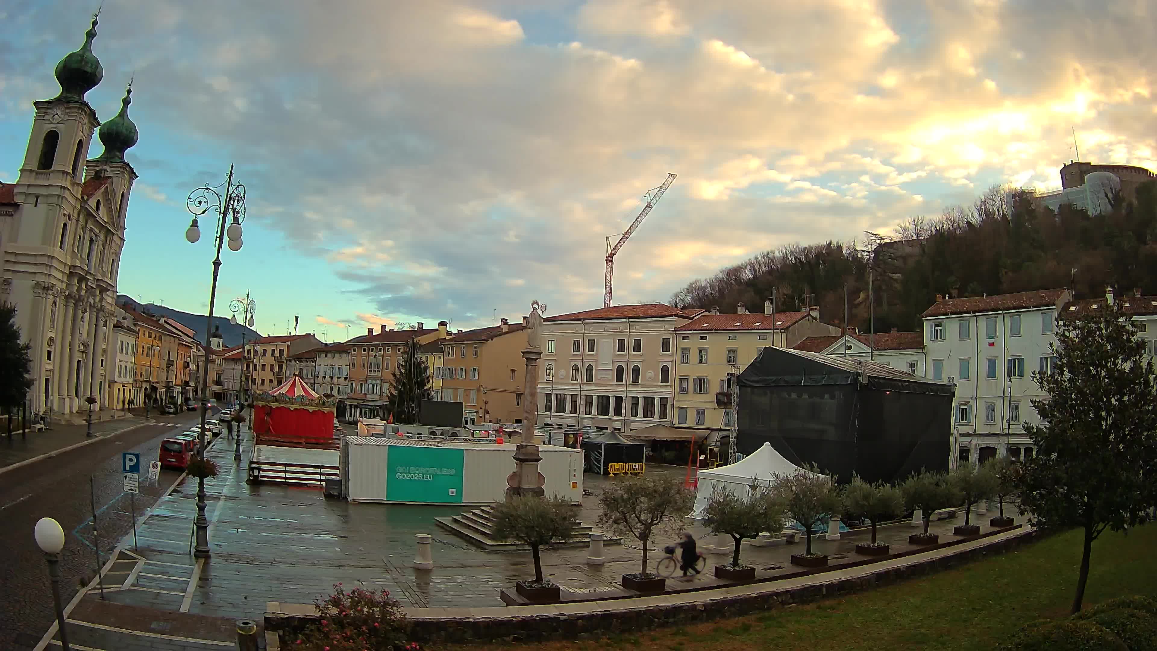 Webcam Gorizia Vittoria square – Cathedral of st. Ignazio