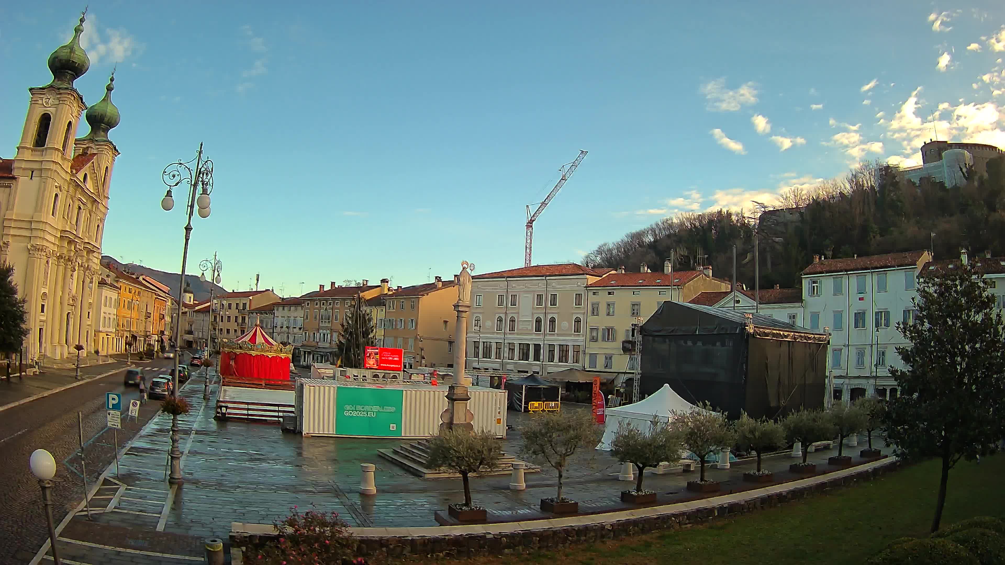 Webcam Gorizia Vittoria square – Cathedral of st. Ignazio