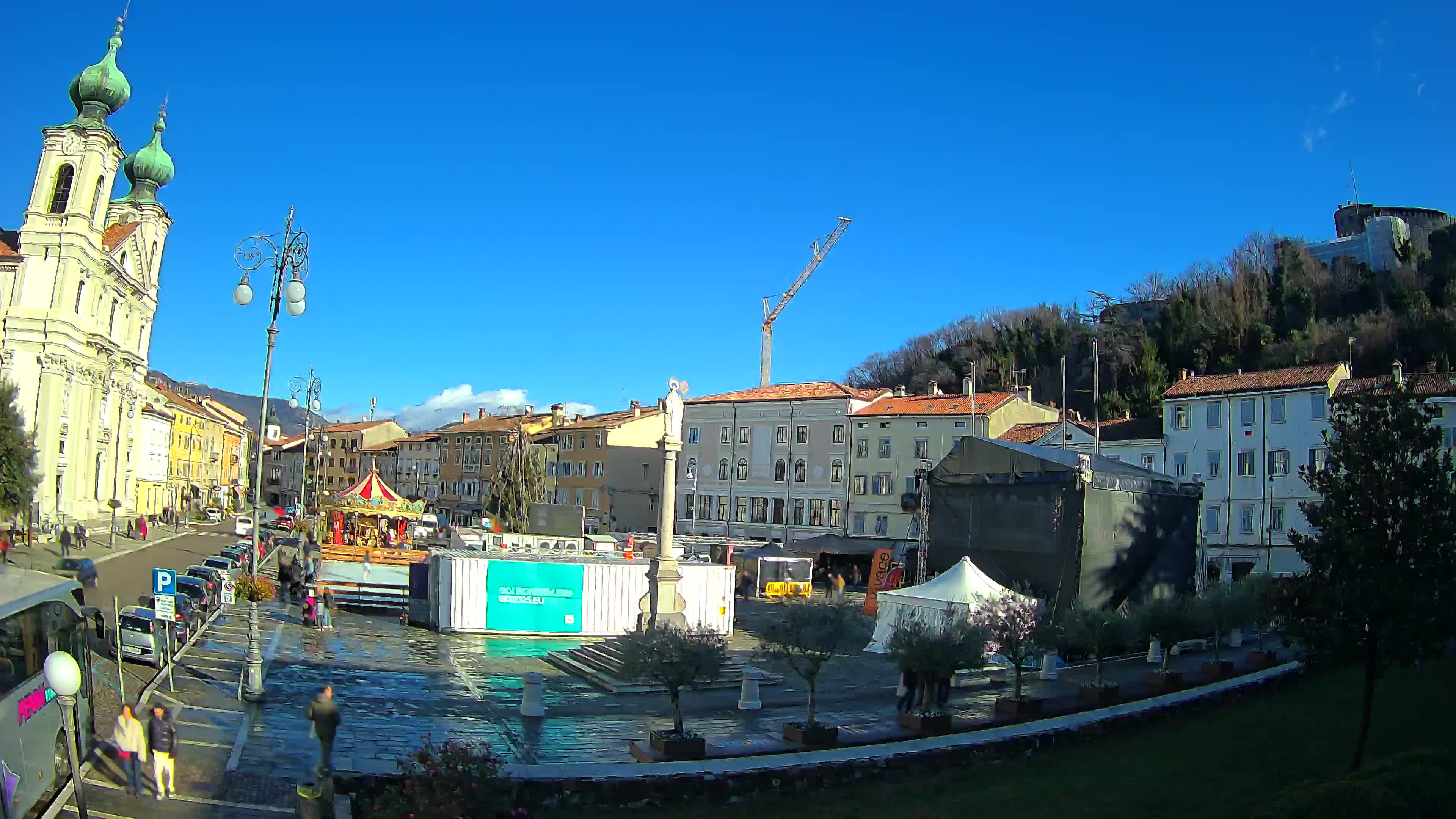 Webcam Gorizia Vittoria square – Cathedral of st. Ignazio