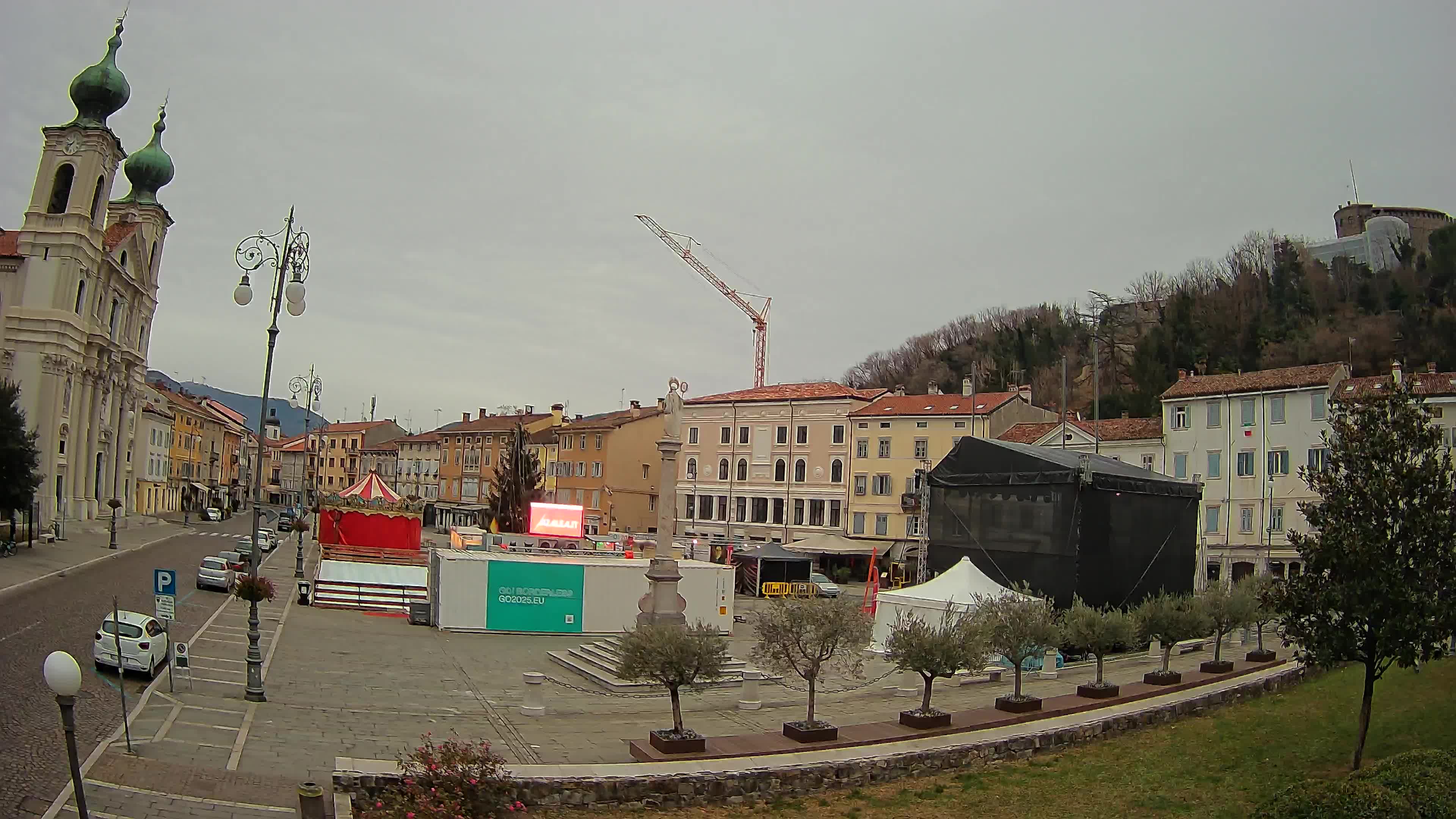 Webcam Gorizia Vittoria square – Cathedral of st. Ignazio