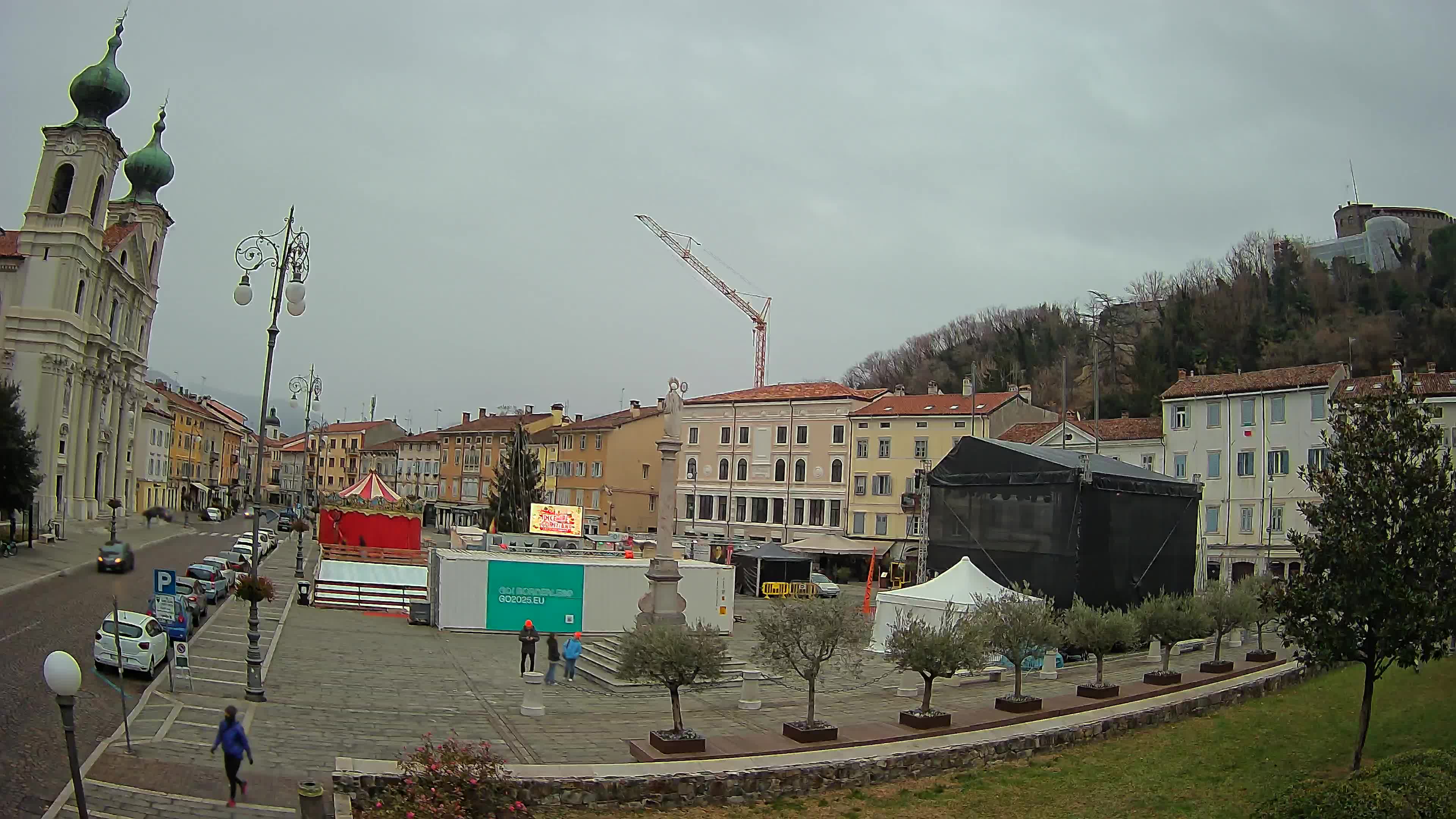 Webcam Gorizia Vittoria square – Cathedral of st. Ignazio