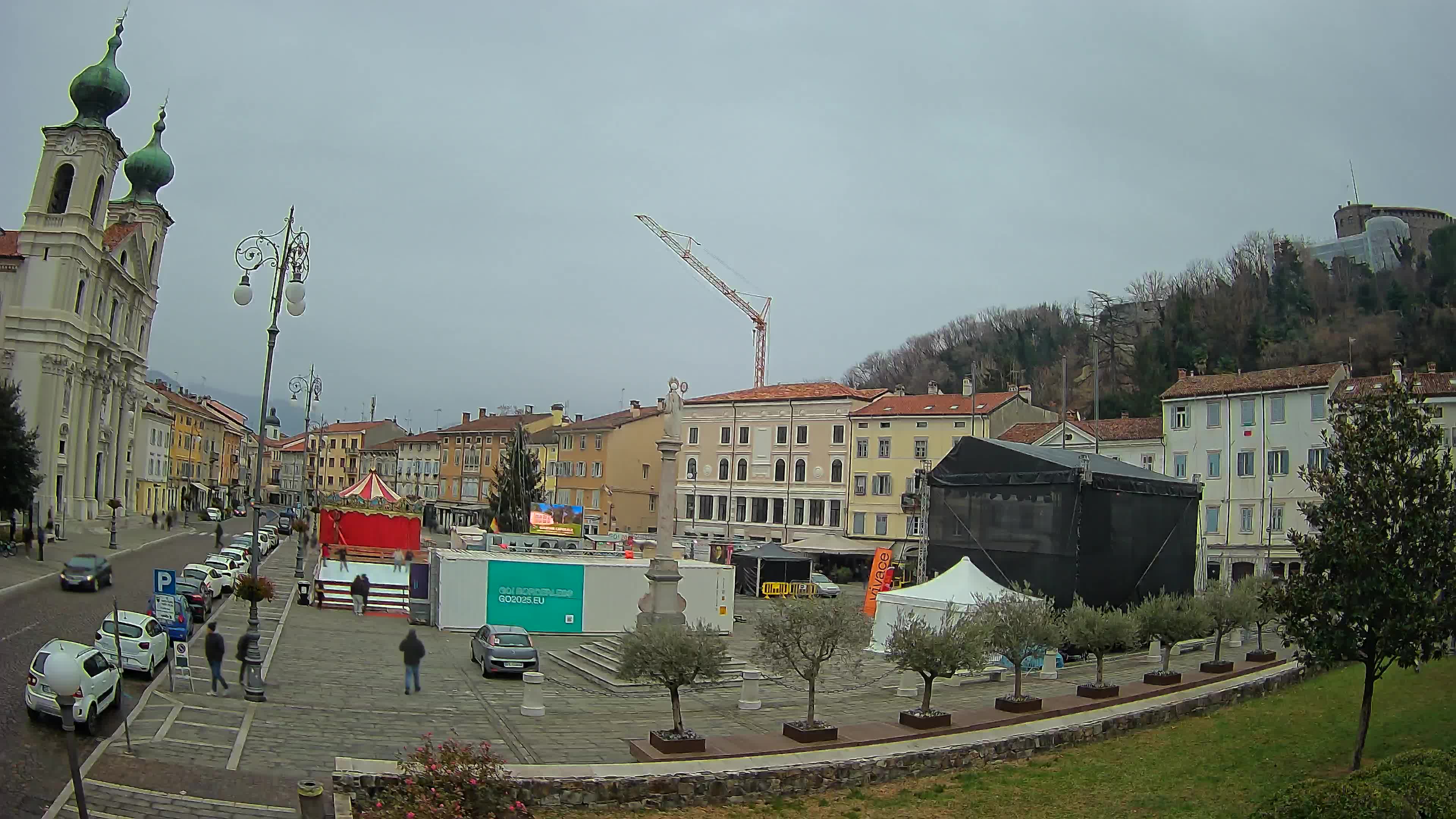 Webcam Gorizia Vittoria square – Cathedral of st. Ignazio