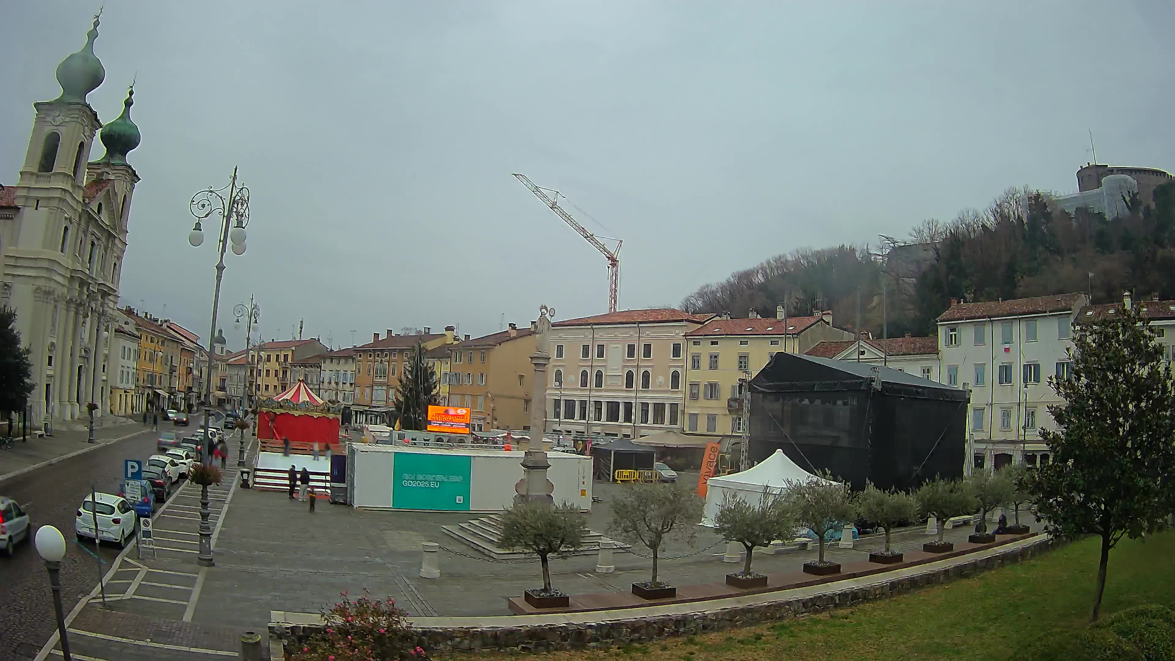 Webcam Gorizia Vittoria square – Cathedral of st. Ignazio